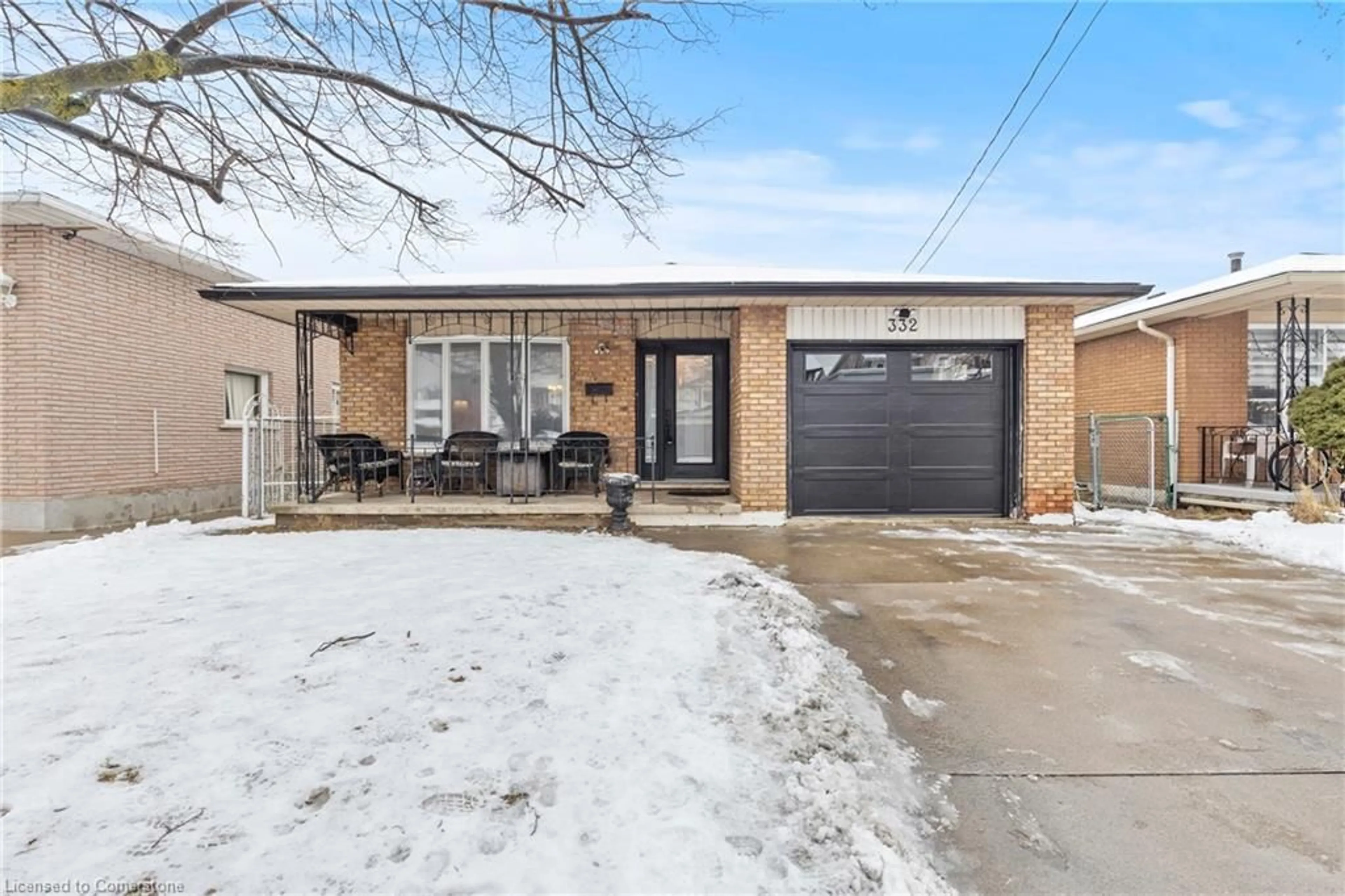 Home with brick exterior material, street for 332 Highridge Ave, Hamilton Ontario L8E 3W4