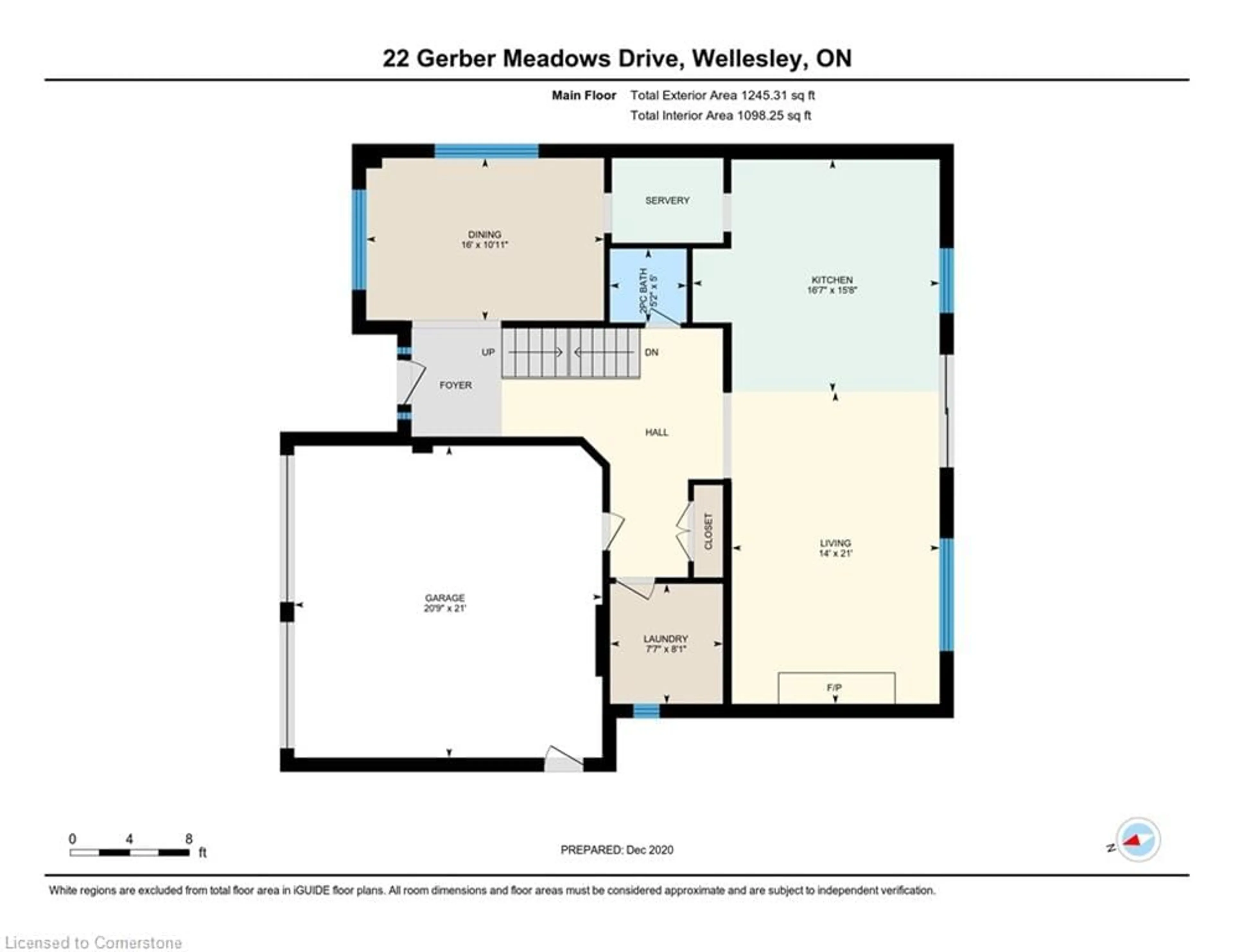 Floor plan for 49 Coulter St, Milverton Ontario N0K 1M0