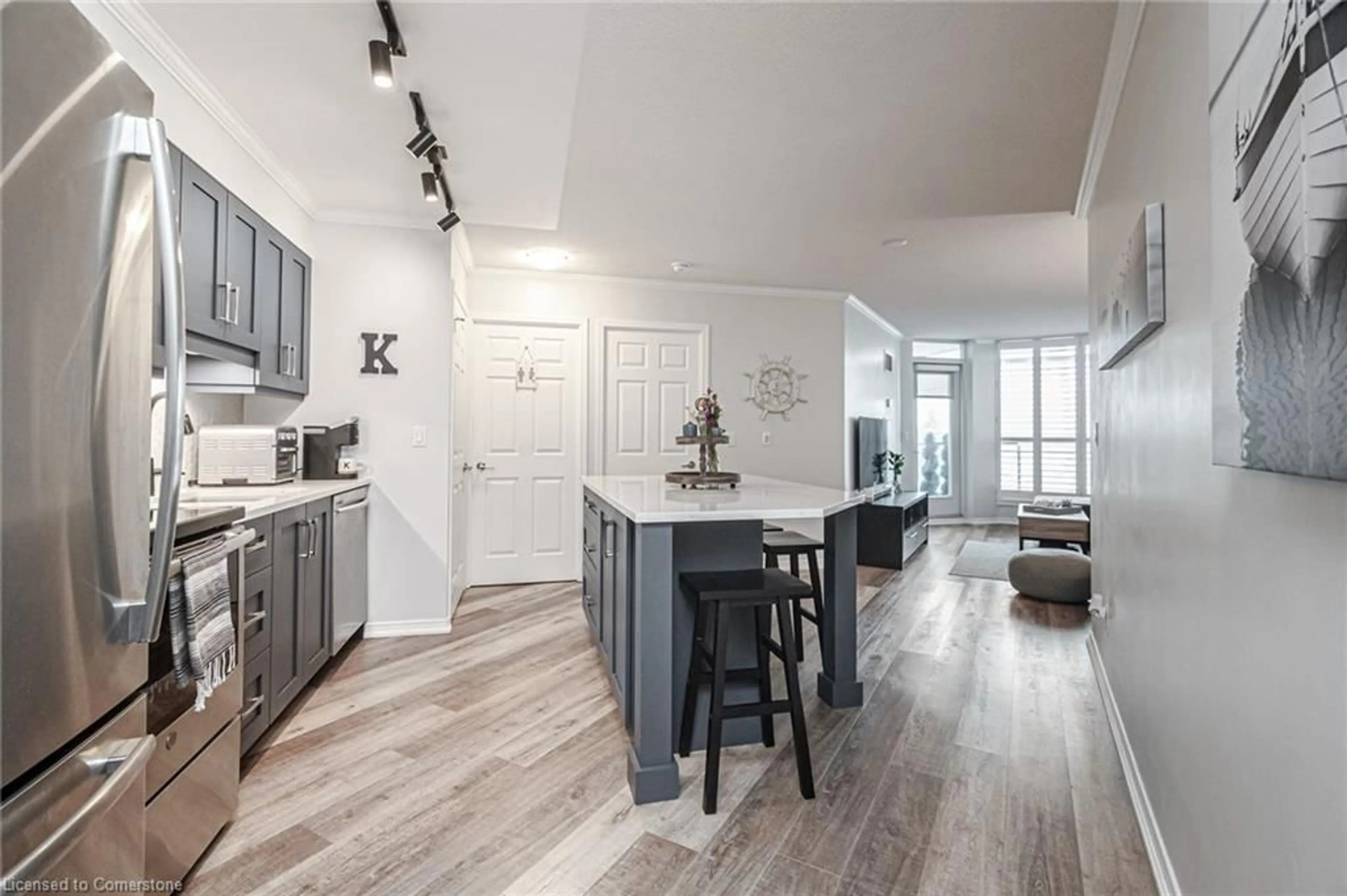 Open concept kitchen, unknown for 340 Watson St #110, Whitby Ontario L1N 9G1