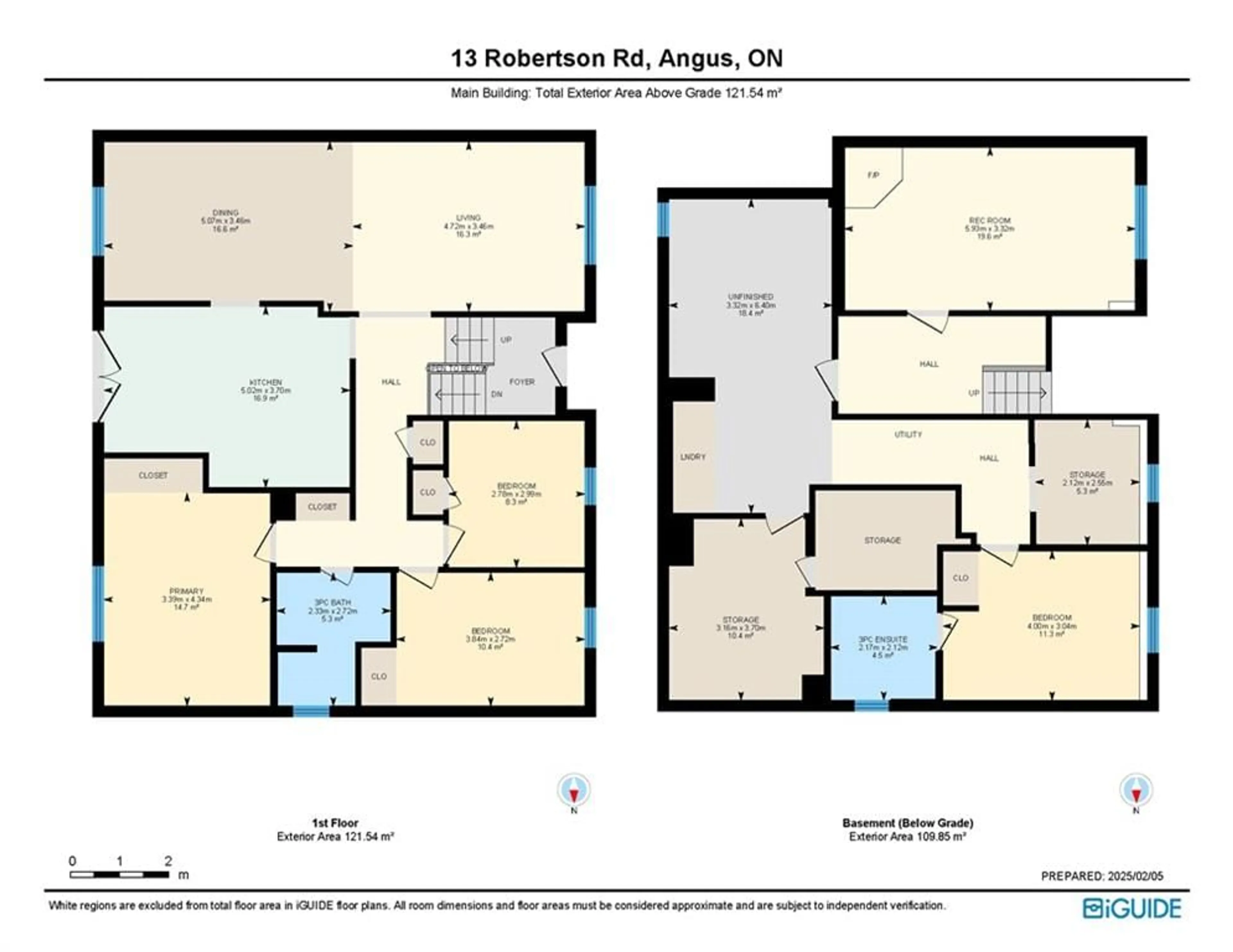 Floor plan for 13 Robertson Rd, Angus Ontario L3W 0J5