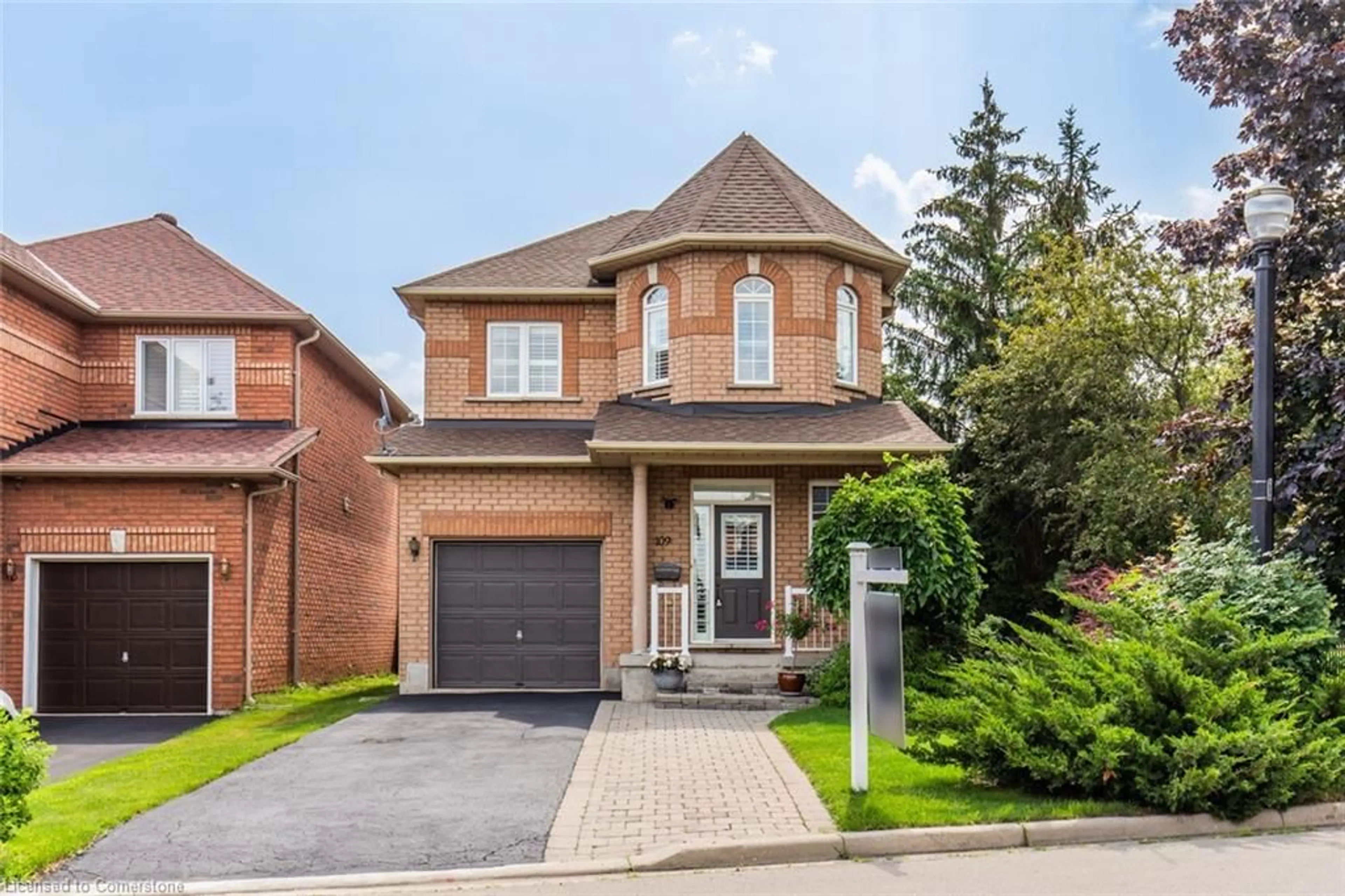 Home with brick exterior material, street for 109 Peachwood Cres, Stoney Creek Ontario L8E 5Z7