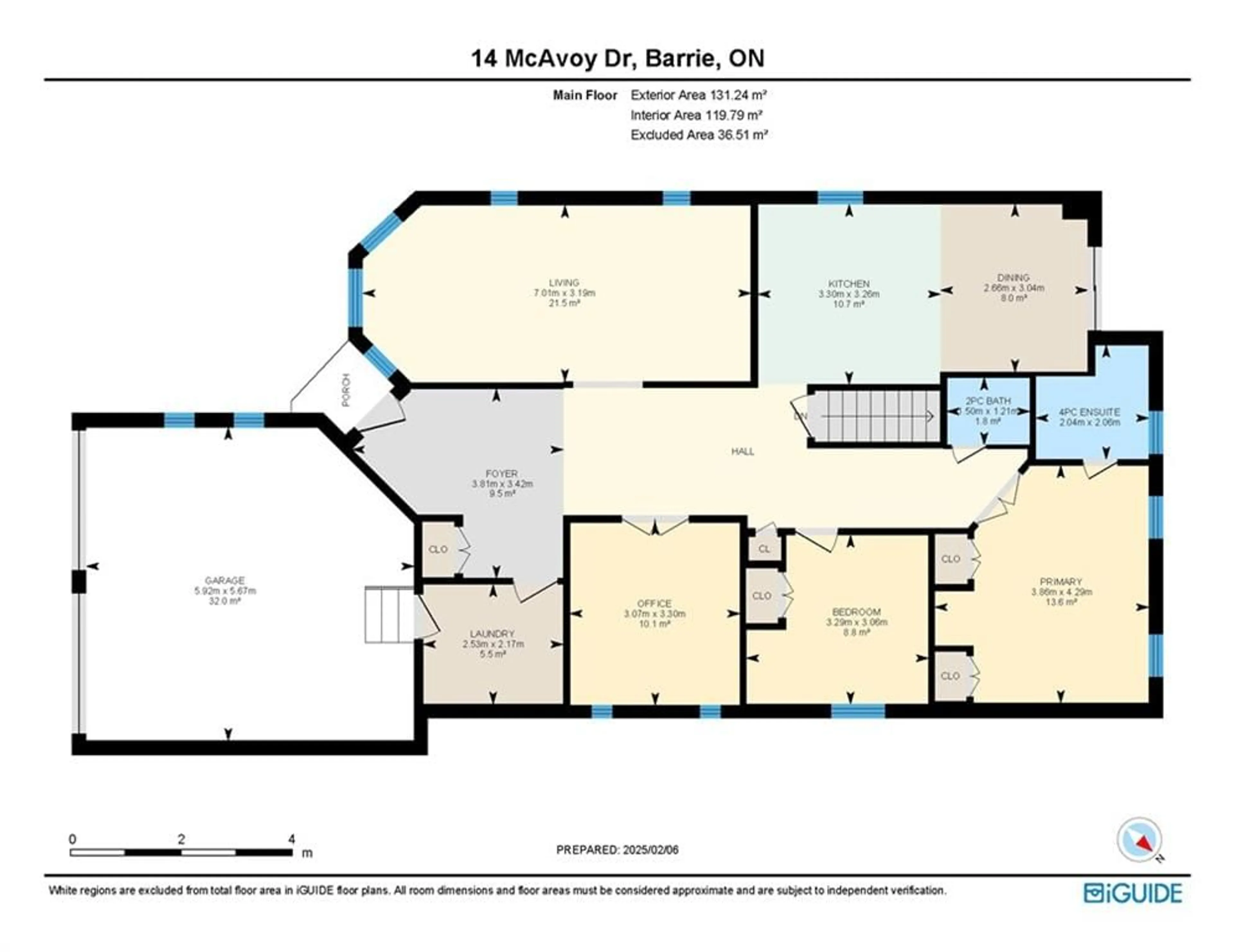 Floor plan for 14 Mcavoy Dr, Barrie Ontario L4N 1L9