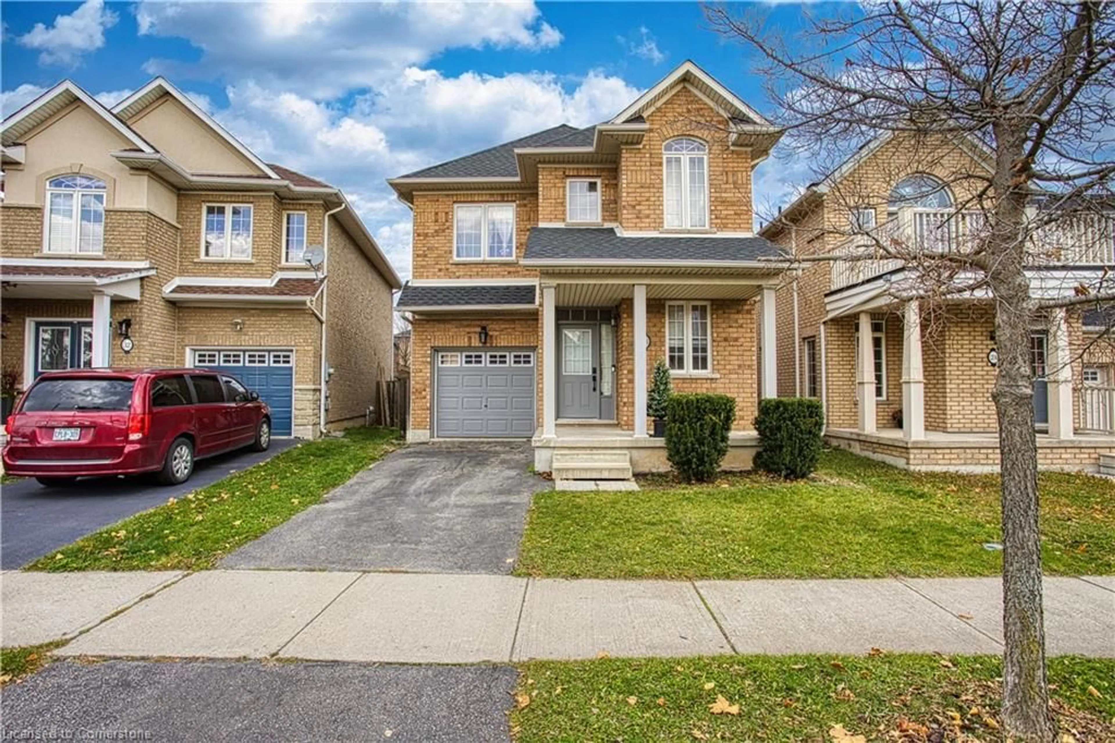 Home with brick exterior material, street for 28 Sedgebrook Ave, Stoney Creek Ontario L8E 6E9