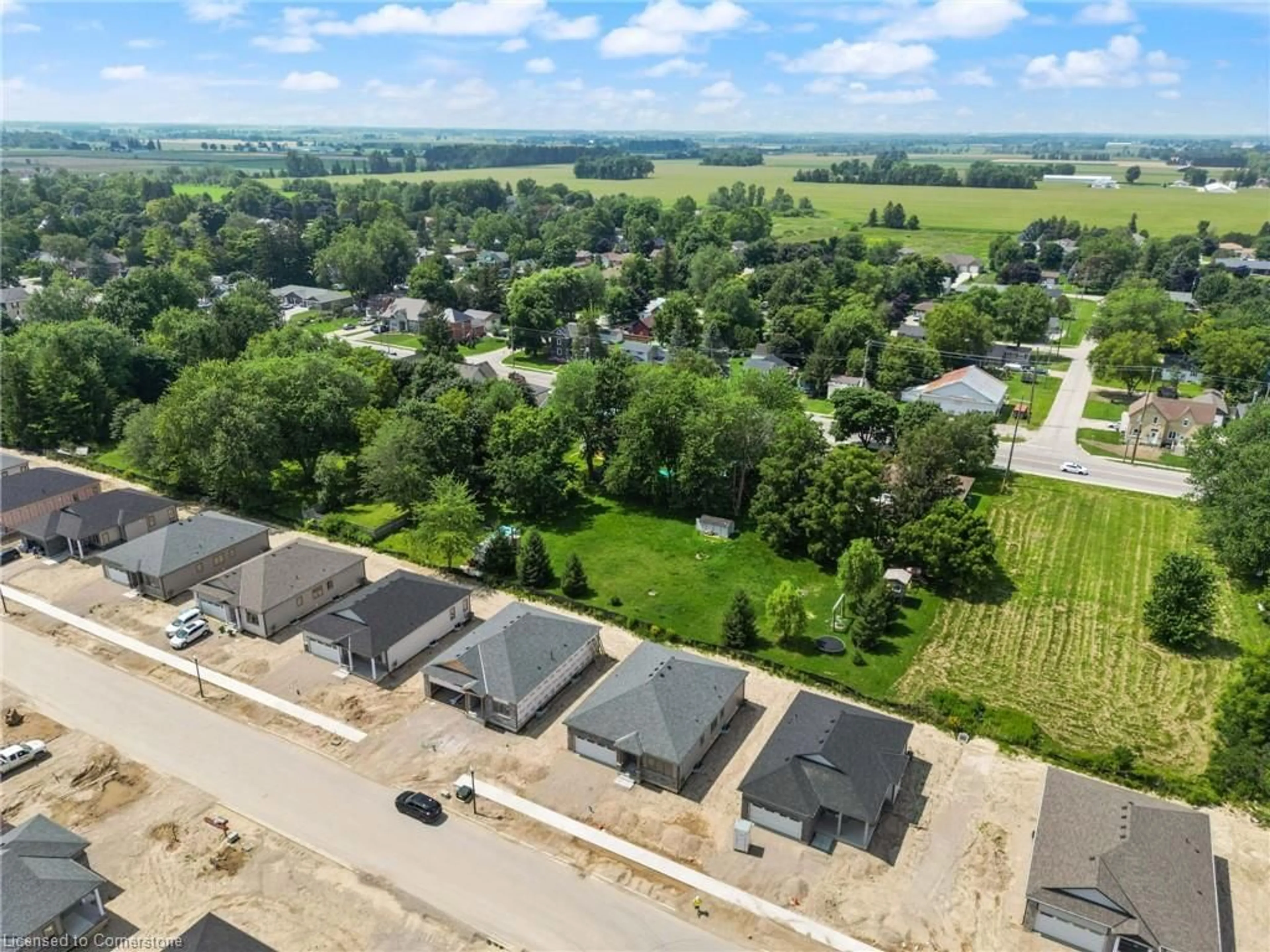 A pic from outside/outdoor area/front of a property/back of a property/a pic from drone, street for 144 Ellen St, Atwood Ontario N0G 1B0