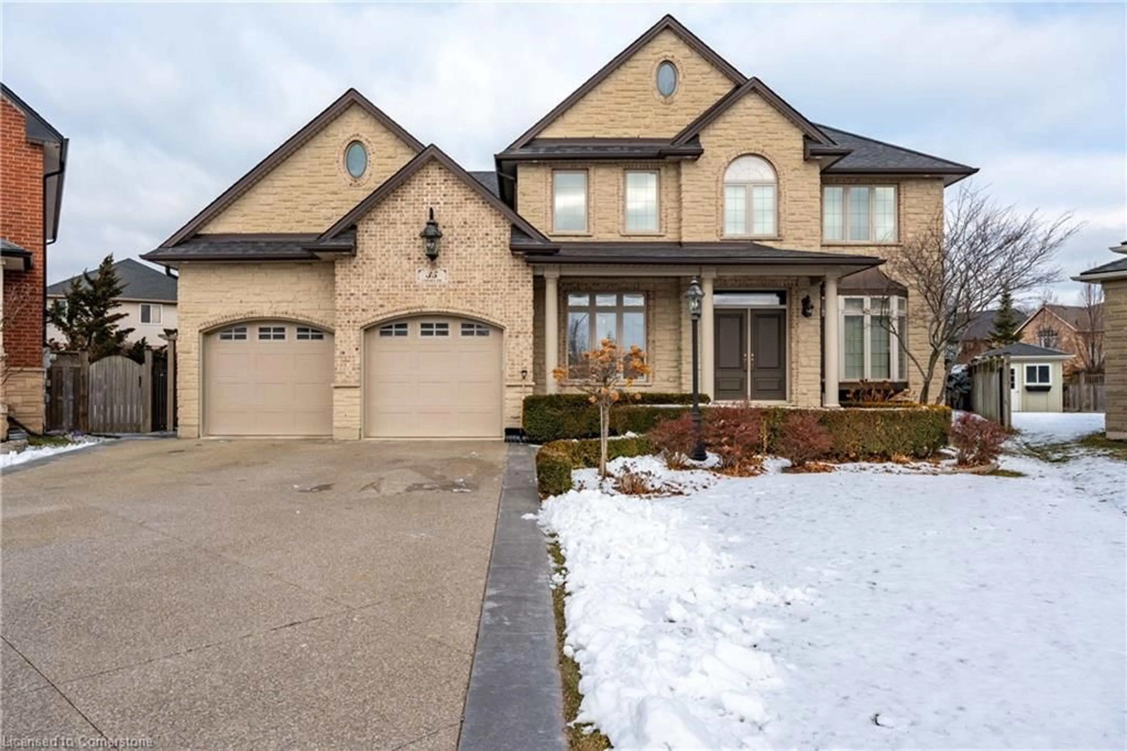 Home with brick exterior material, street for 35 Chiara Dr, Stoney Creek Ontario L8E 2H1