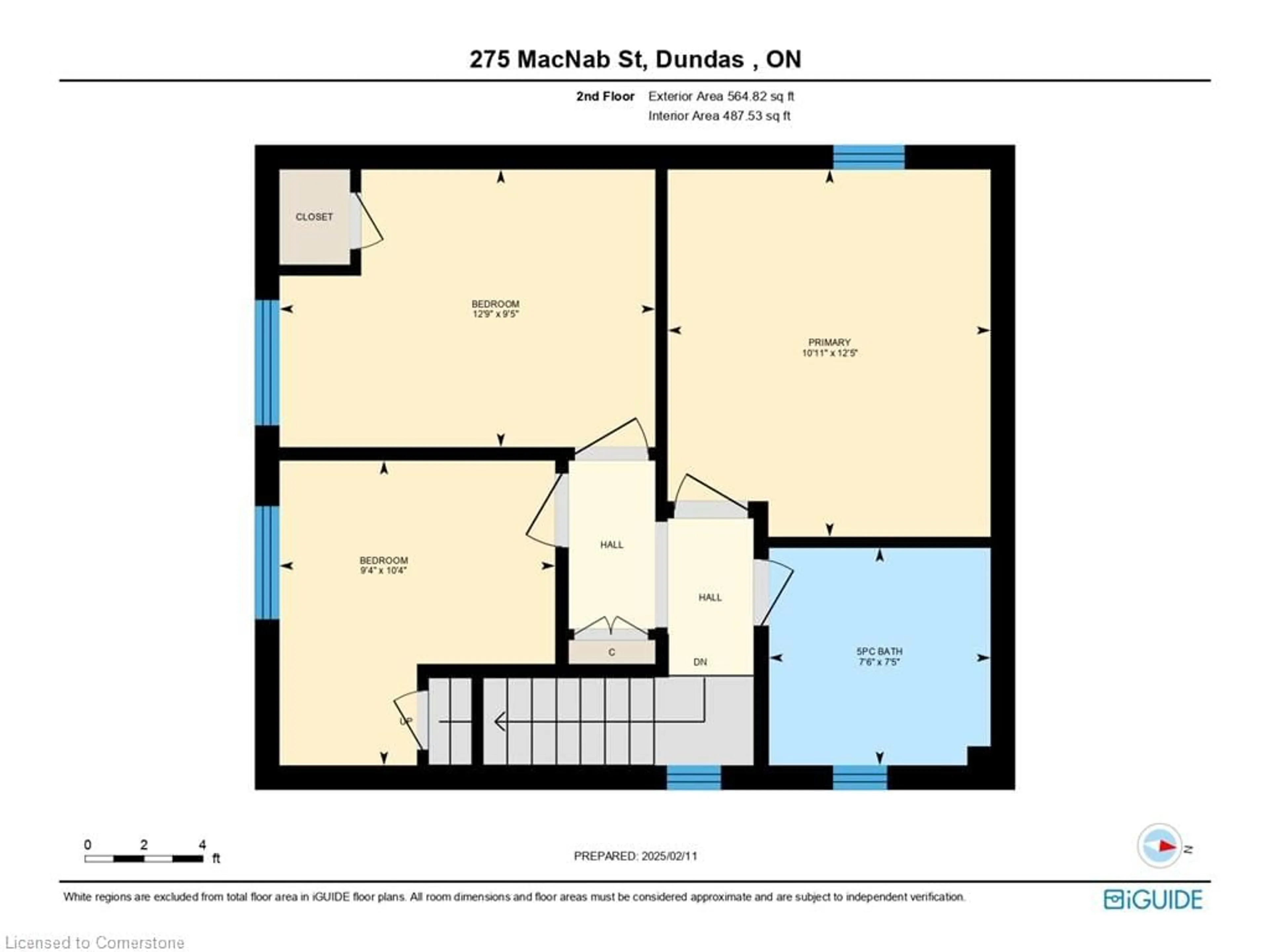 Floor plan for 275 Macnab St, Dundas Ontario L9H 2K5