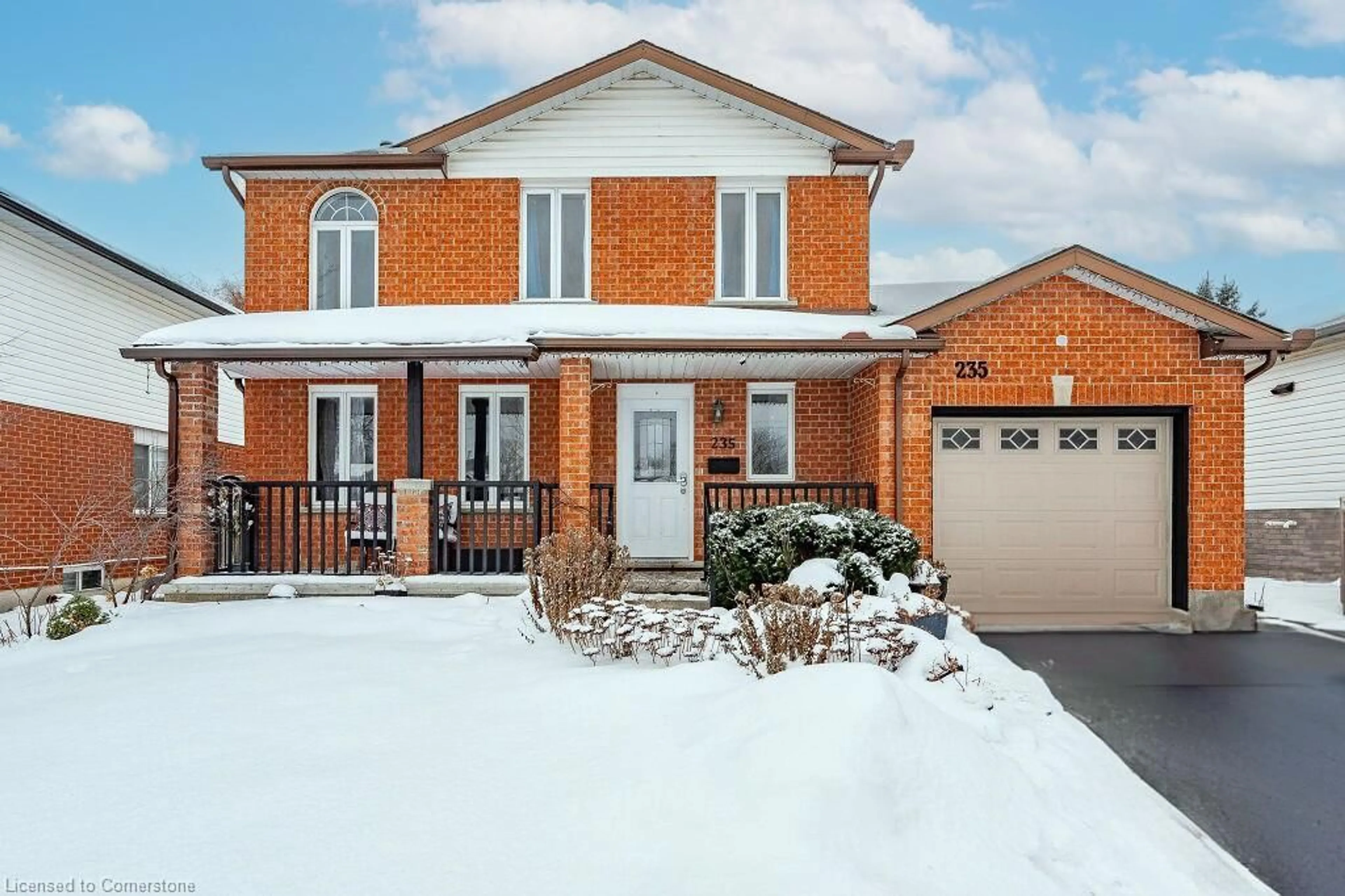 Home with brick exterior material, street for 235 Elmira Rd, Guelph Ontario N1K 1R1