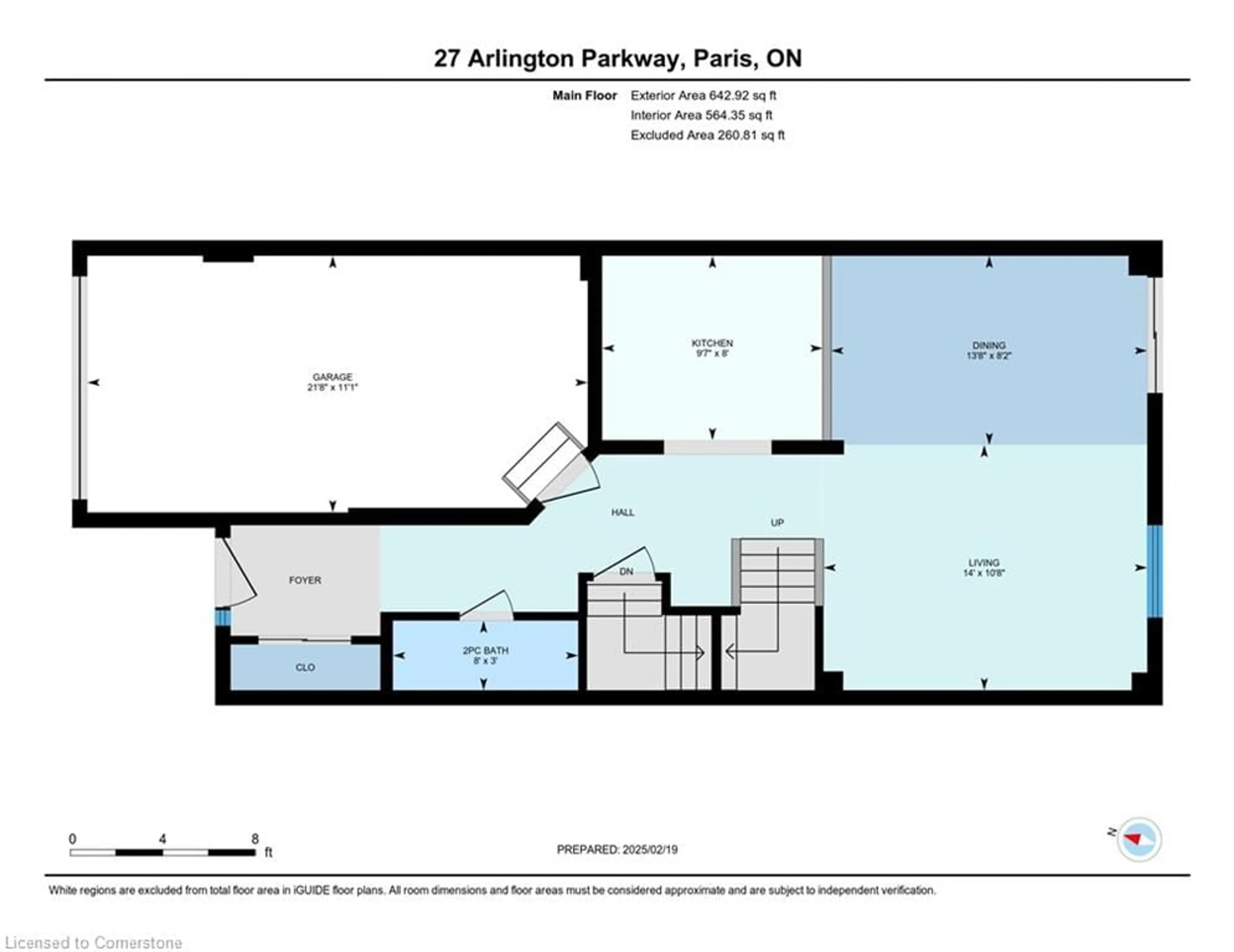 Floor plan for 27 Arlington Pky, Paris Ontario N3L 0G2