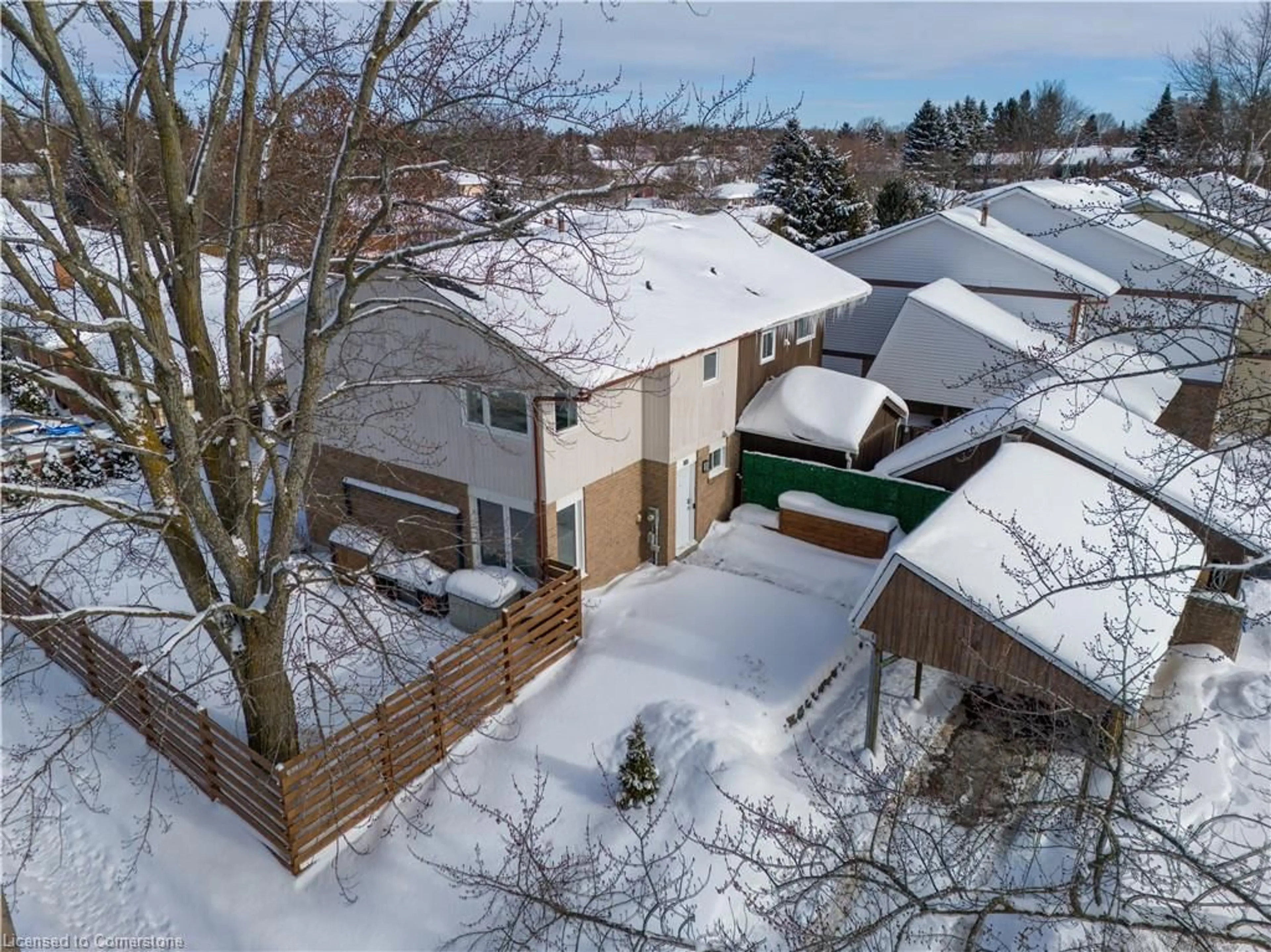 A pic from outside/outdoor area/front of a property/back of a property/a pic from drone, street for 14 Lampman Lane, Barrie Ontario L4N 5A9