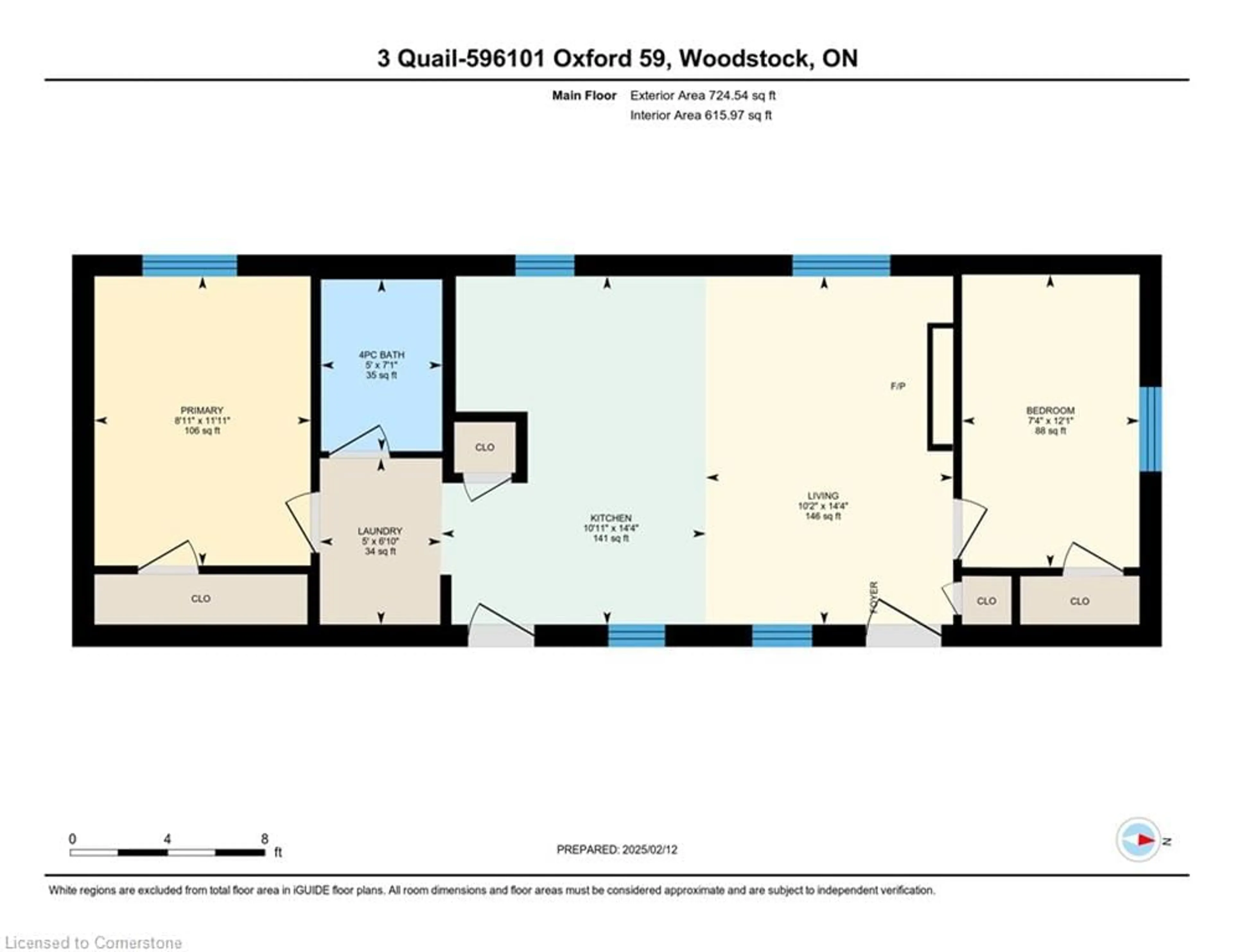 Floor plan for 596101 Highway 59 #3 Quail, East Zorra Tavistock Ontario N4S 7W1