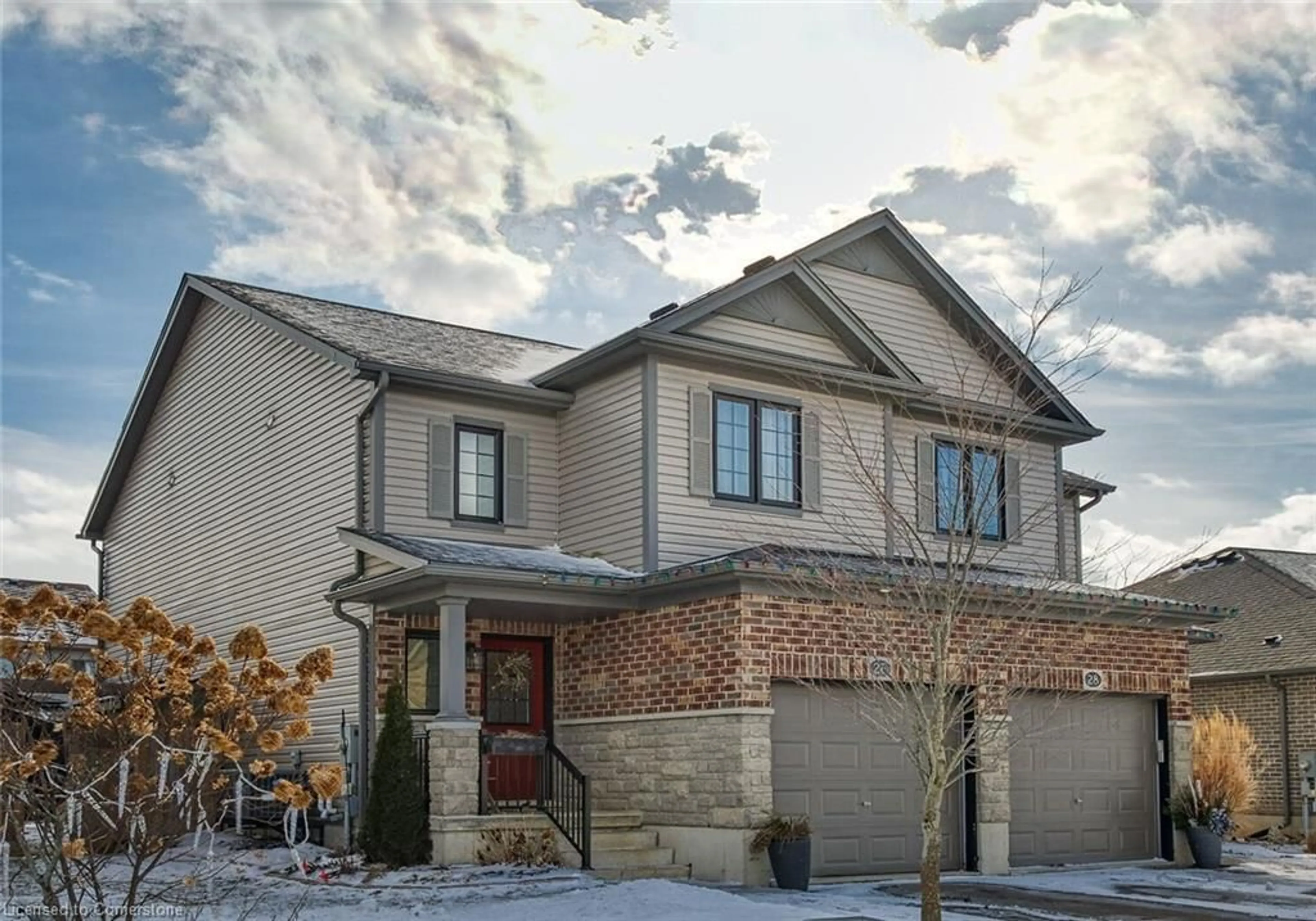 Home with brick exterior material, street for 26 Basswood Rd, Simcoe Ontario N3Y 0E1