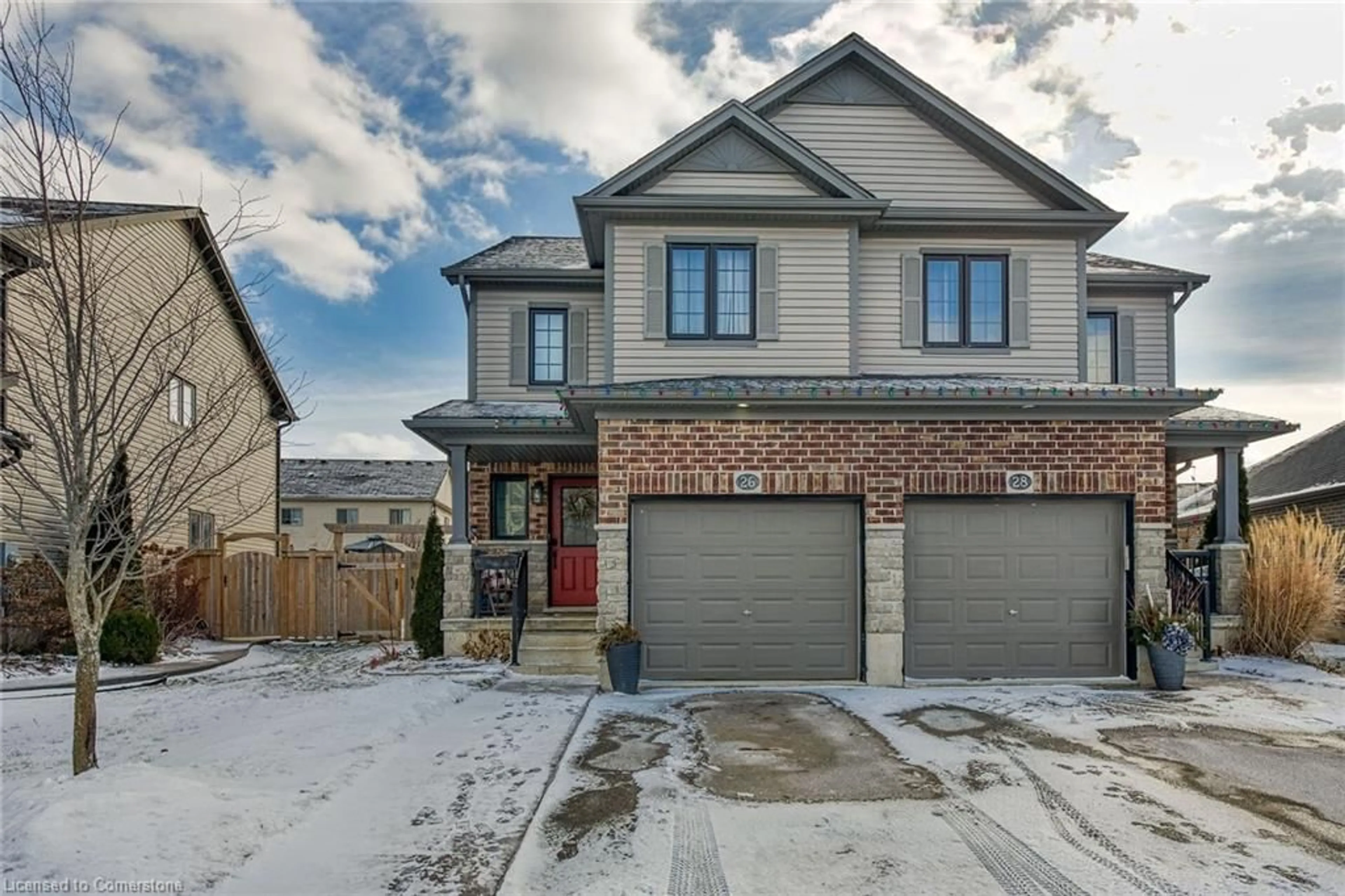 Home with brick exterior material, street for 26 Basswood Rd, Simcoe Ontario N3Y 0E1