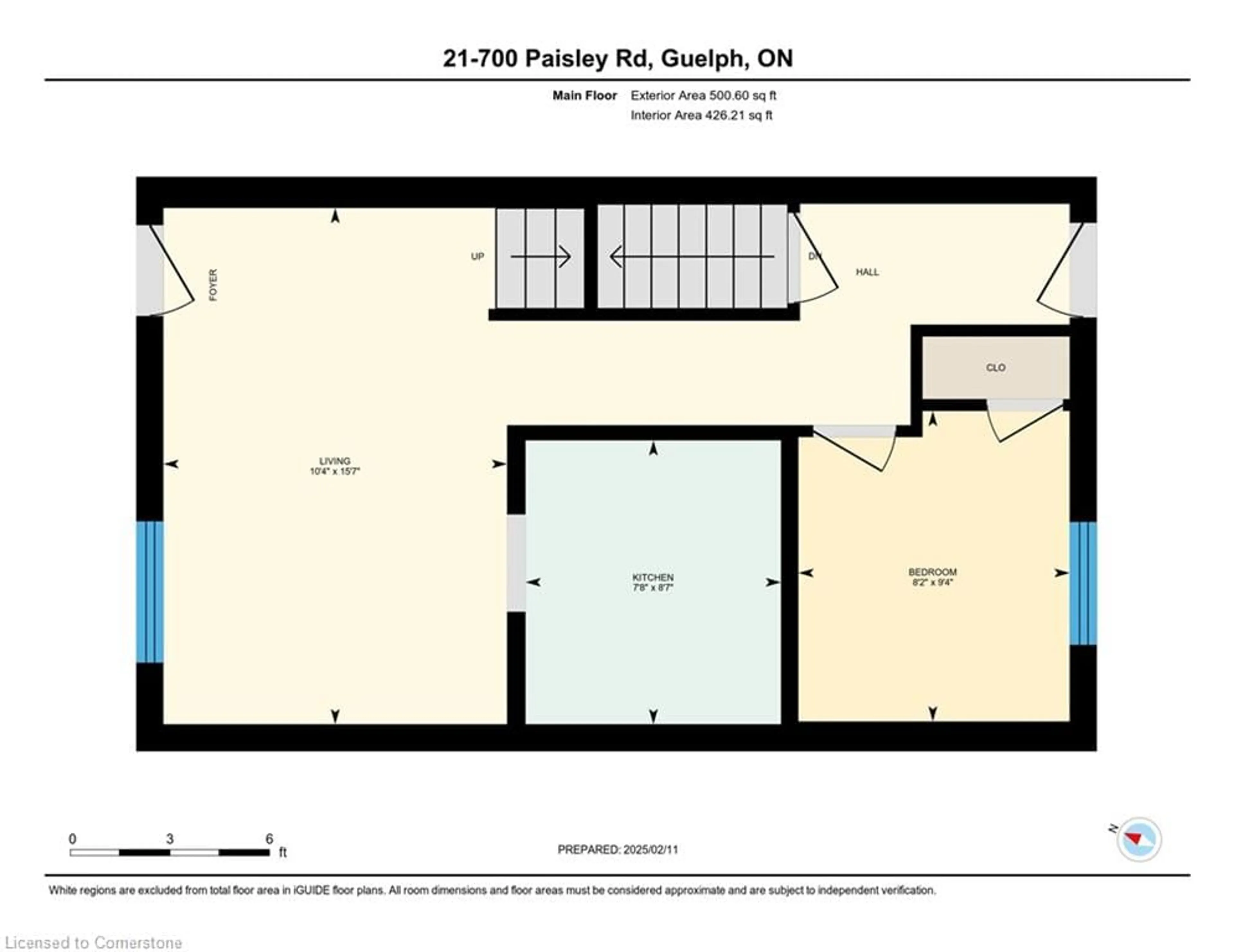 Floor plan for 700 Paisley Rd #21, Guelph Ontario N1K 1A3