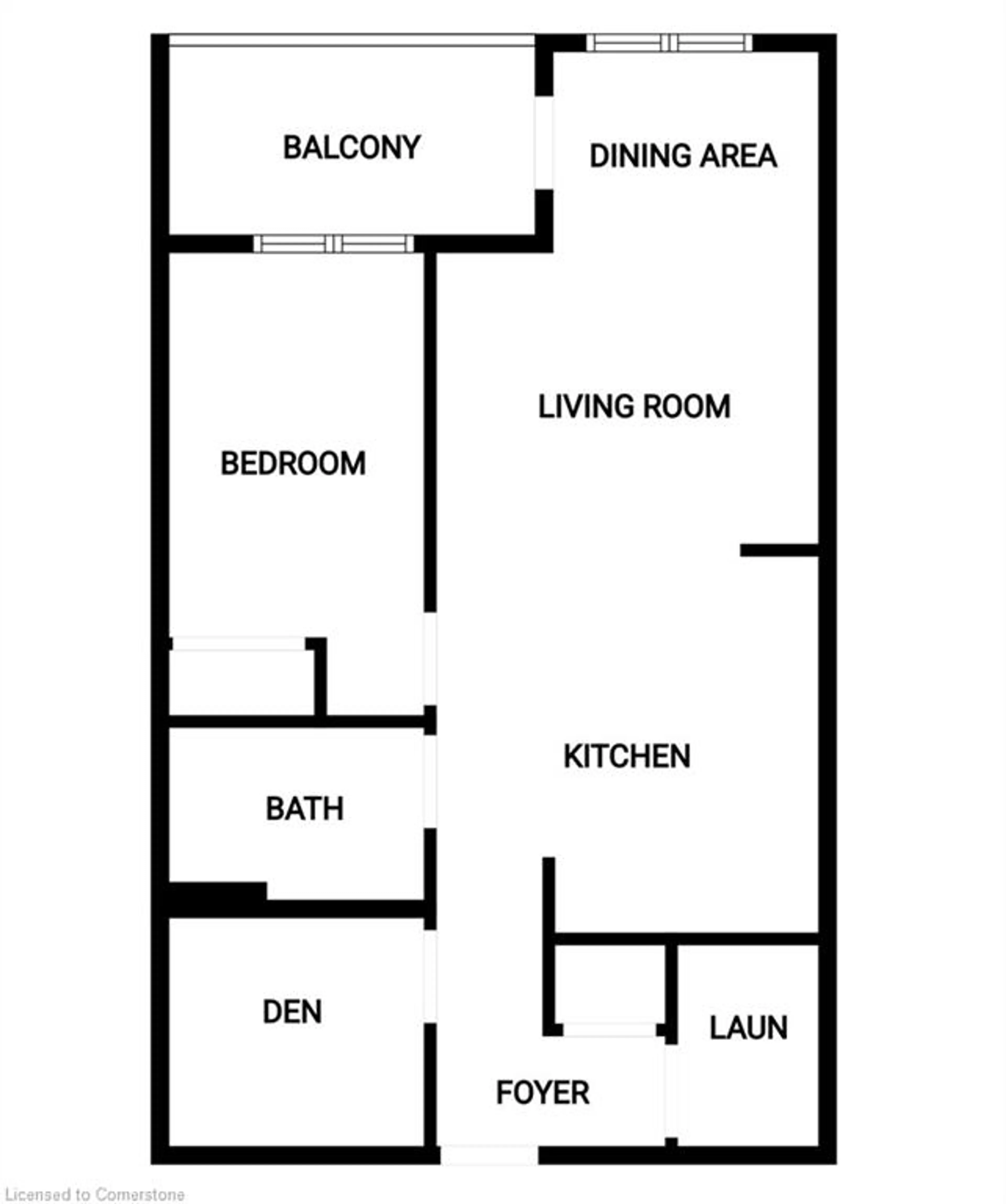 Floor plan for 153 Wilson St #305, Ancaster Ontario L9G 1N4