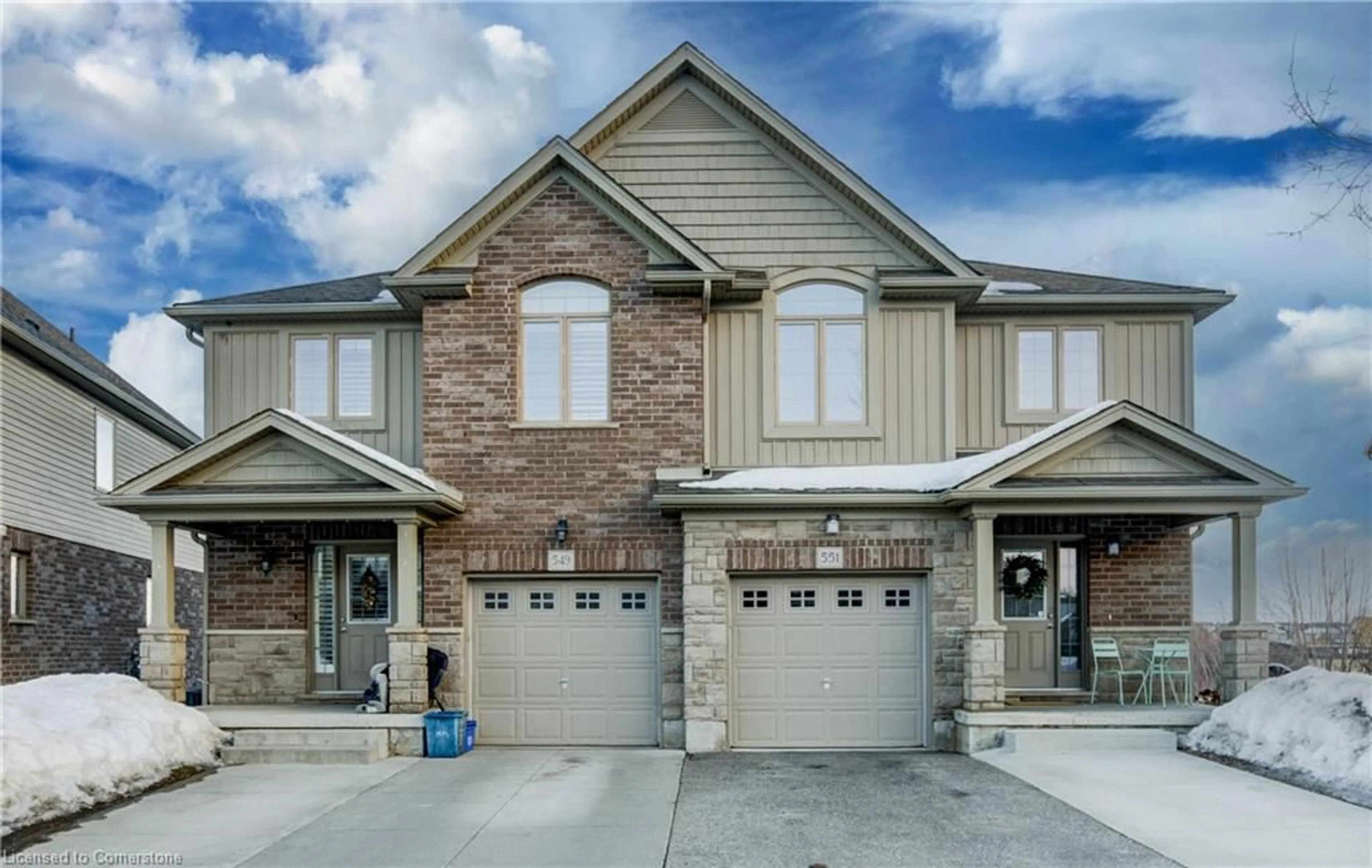 Home with brick exterior material, building for 551 Landgren Crt, Kitchener Ontario N2A 0G8