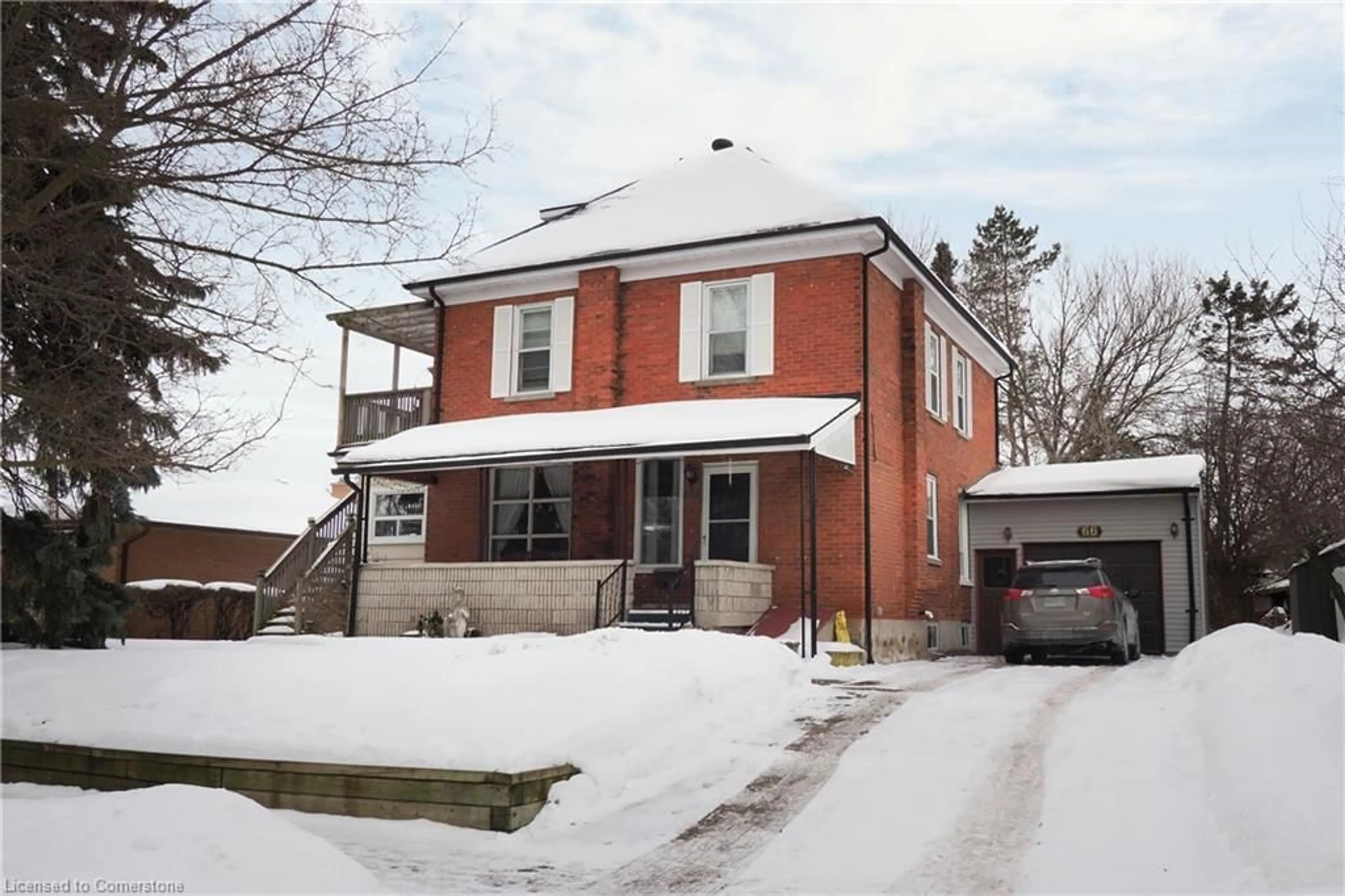 Home with brick exterior material, street for 66 Secord Ave, Kitchener Ontario N2B 2L4