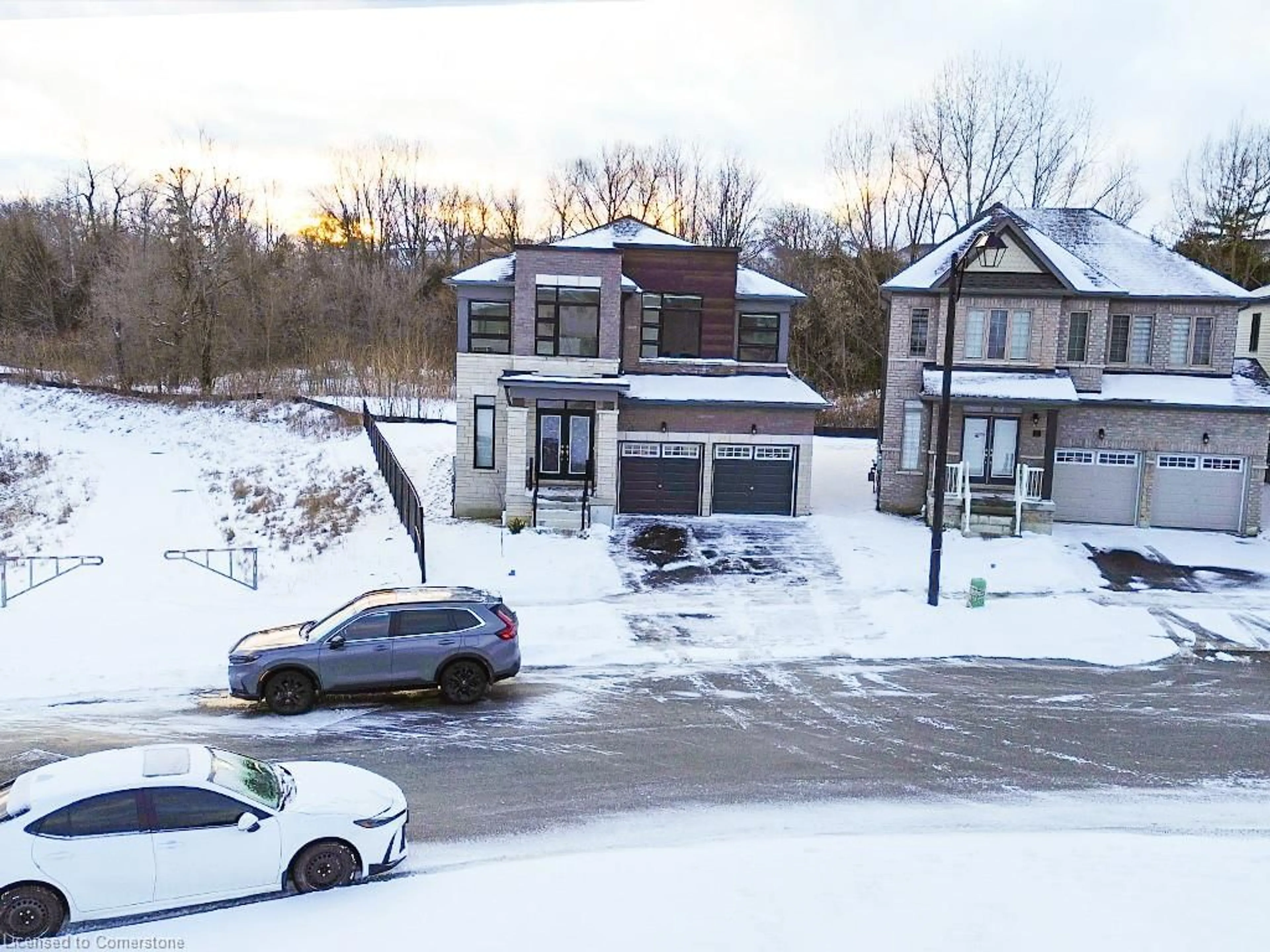 A pic from outside/outdoor area/front of a property/back of a property/a pic from drone, street for 37 Gilham Way, Paris Ontario N3L 0M9