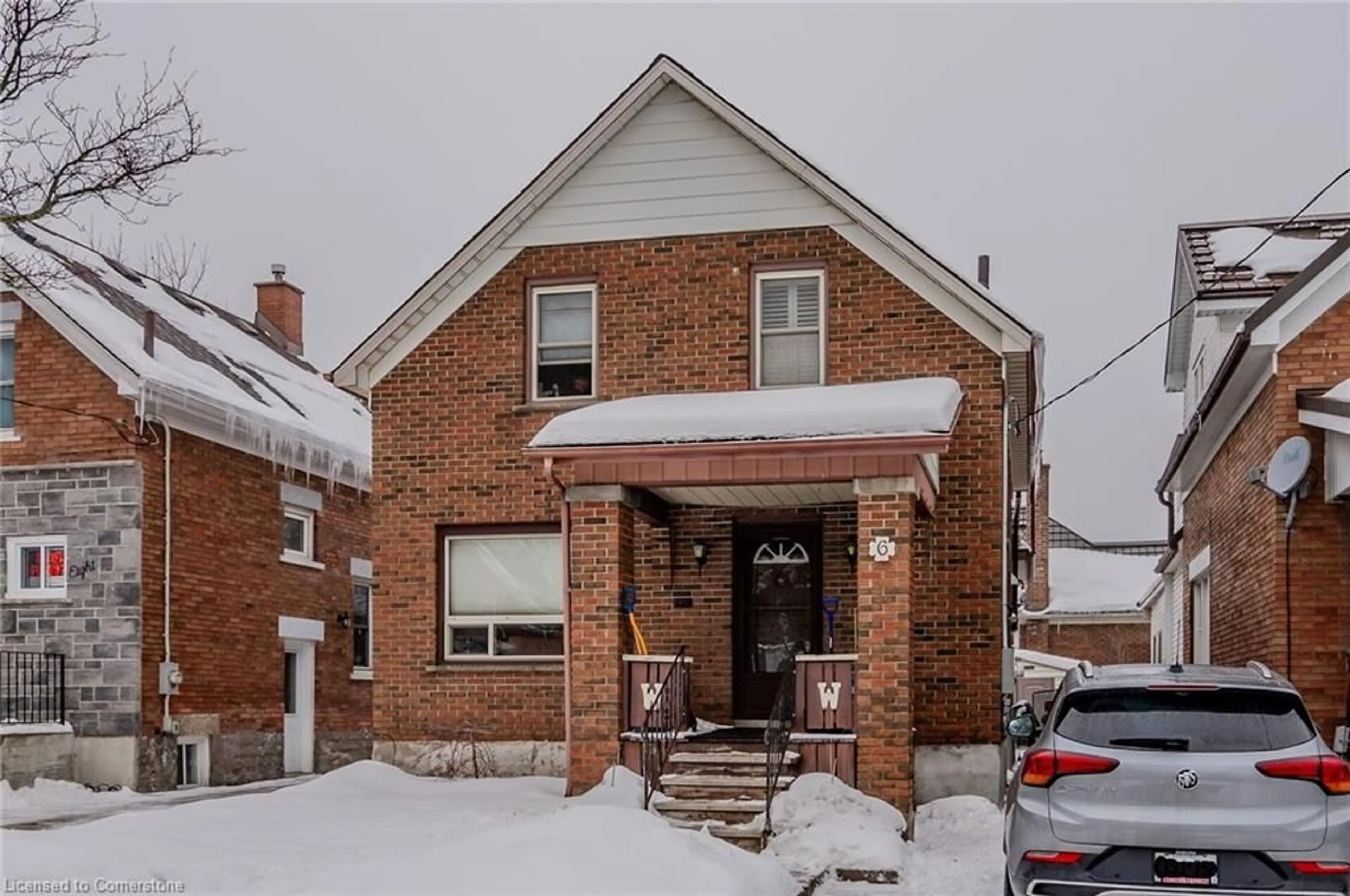 Home with brick exterior material, street for 6 Herlan Ave, Kitchener Ontario N2G 4K3