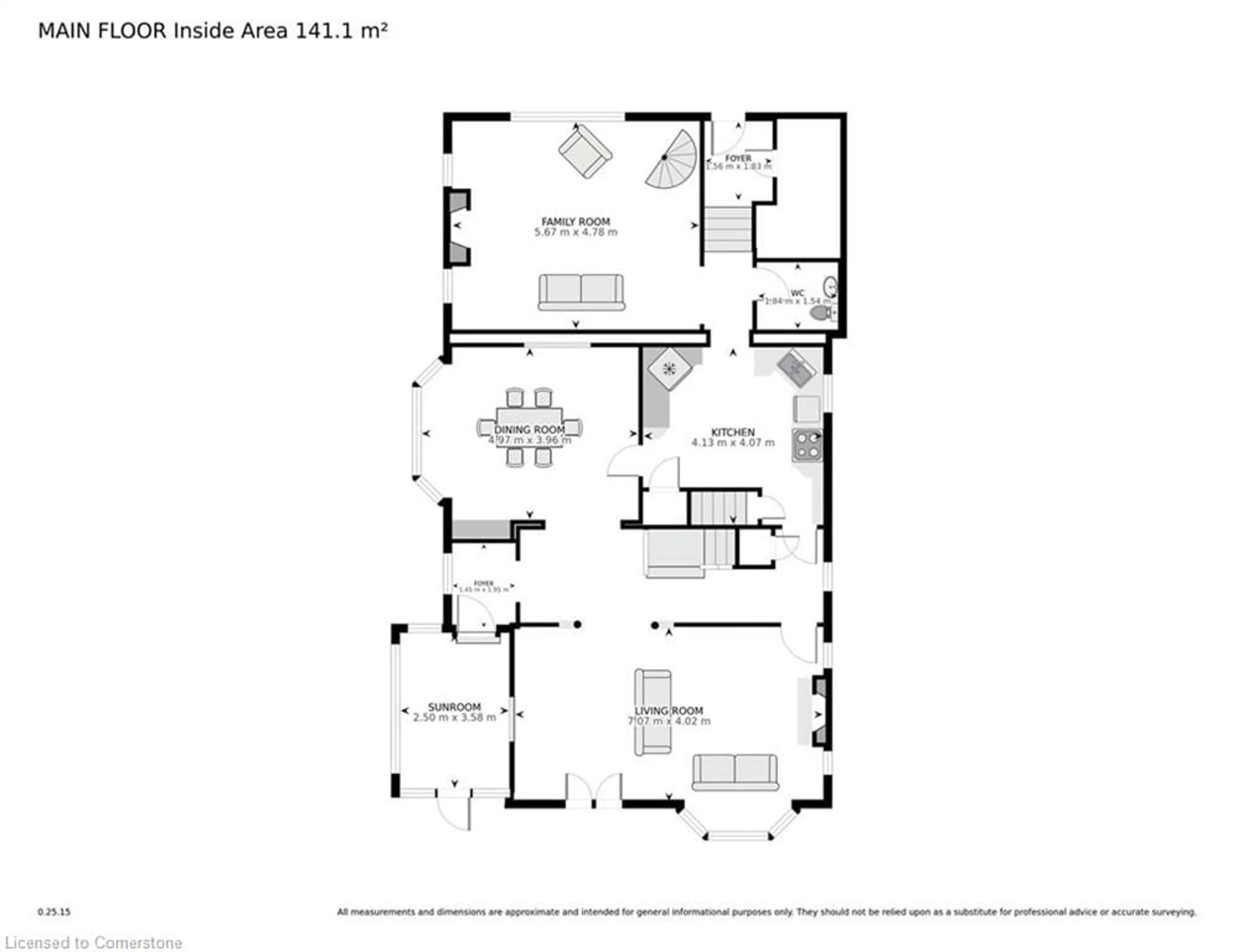 Floor plan for 410 Main St, Listowel Ontario N4W 1A6