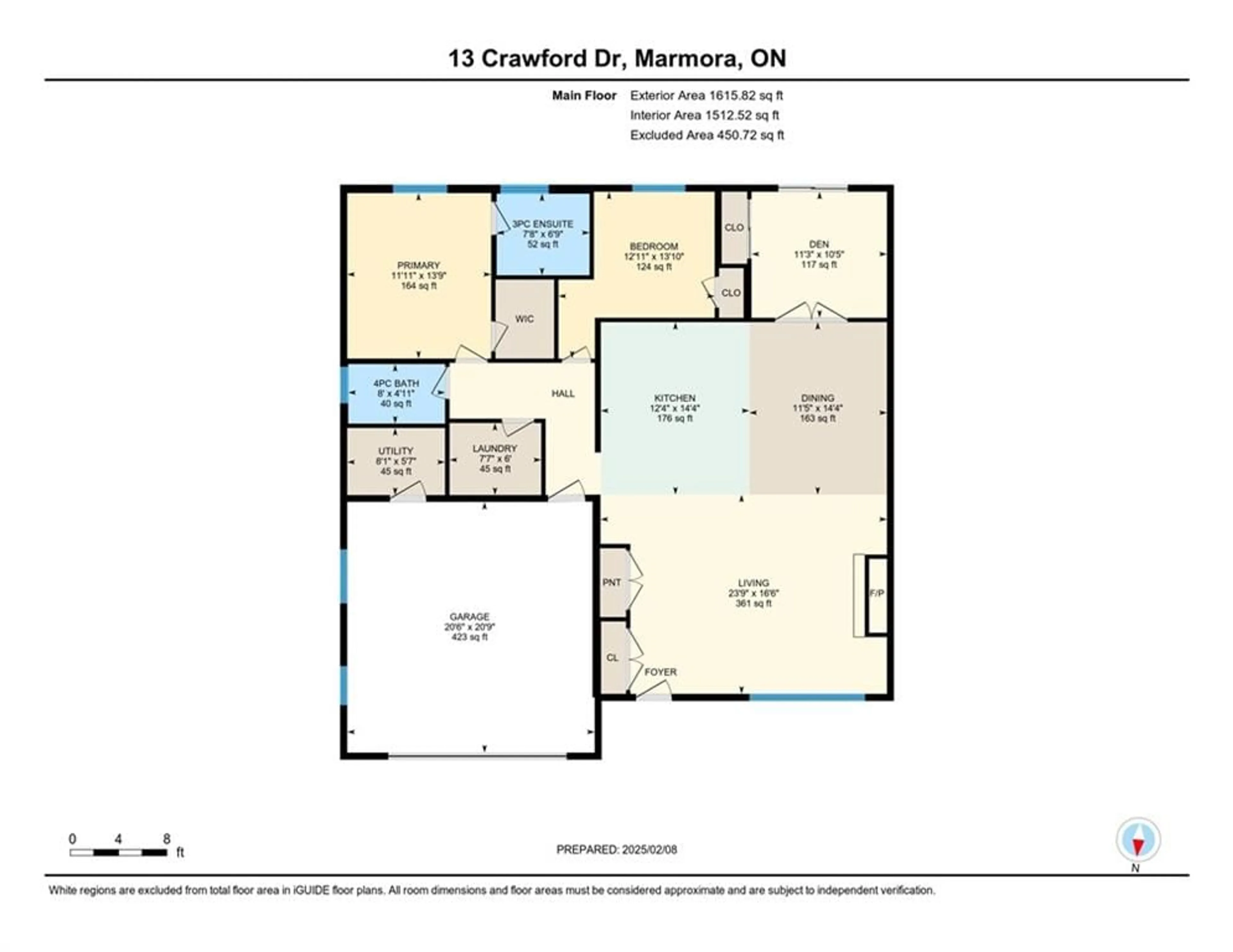 Floor plan for 13 Crawford Drive Dr, Marmora Ontario K0K 2M0