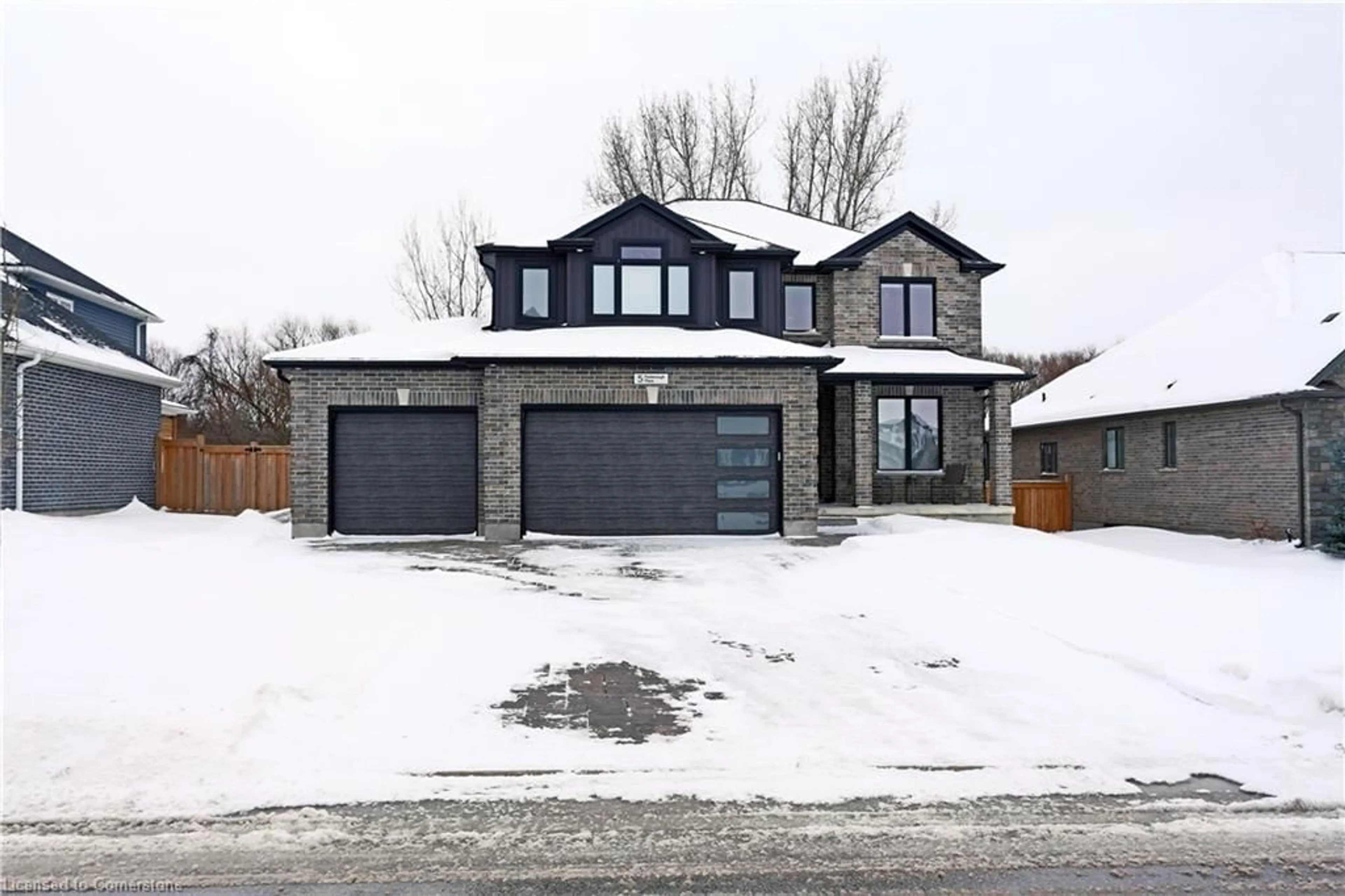 Home with brick exterior material, street for 5 Foxborough Pl, Thorndale Ontario N0M 2P0