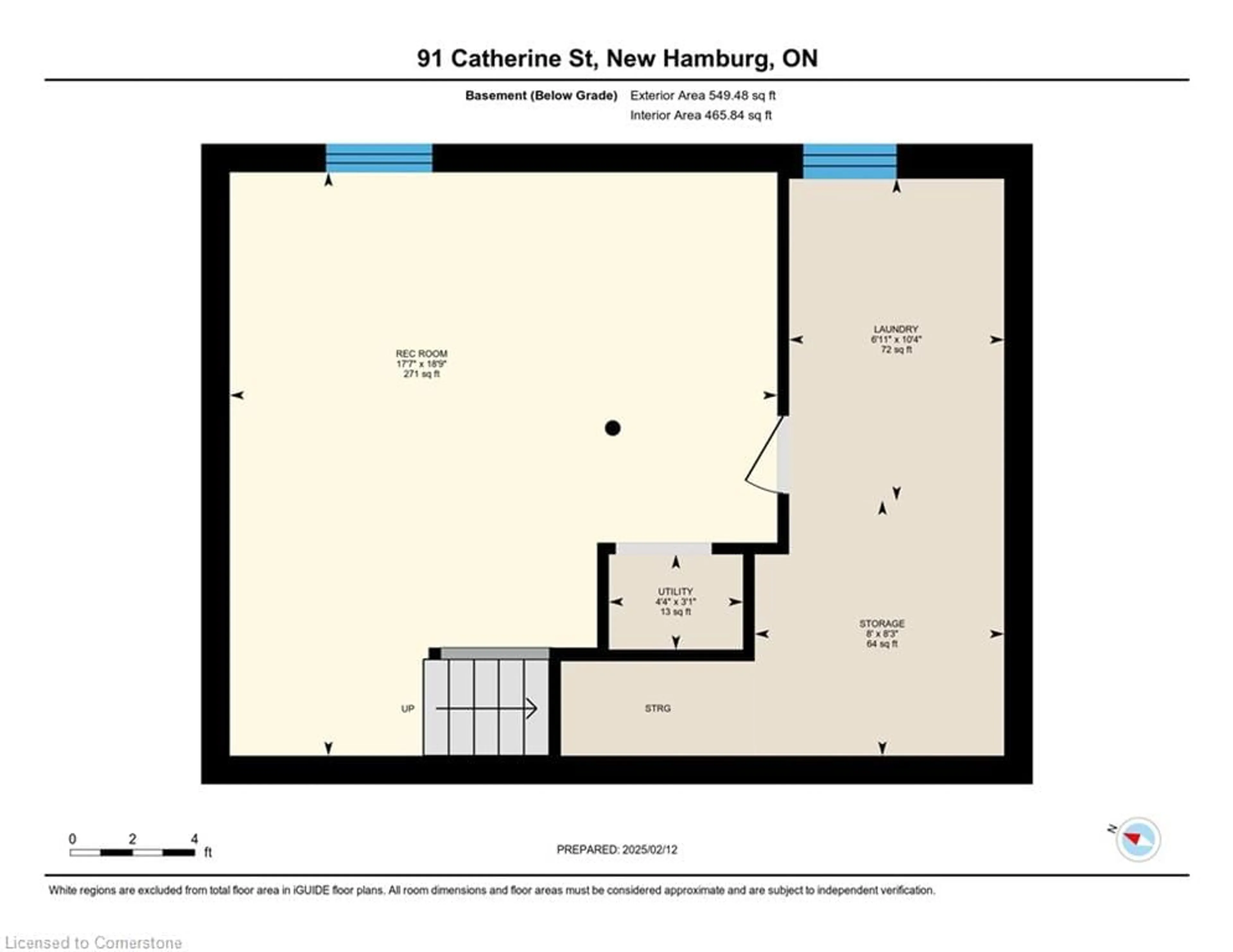 Floor plan for 91 Catherine St, New Hamburg Ontario N3A 1Z7