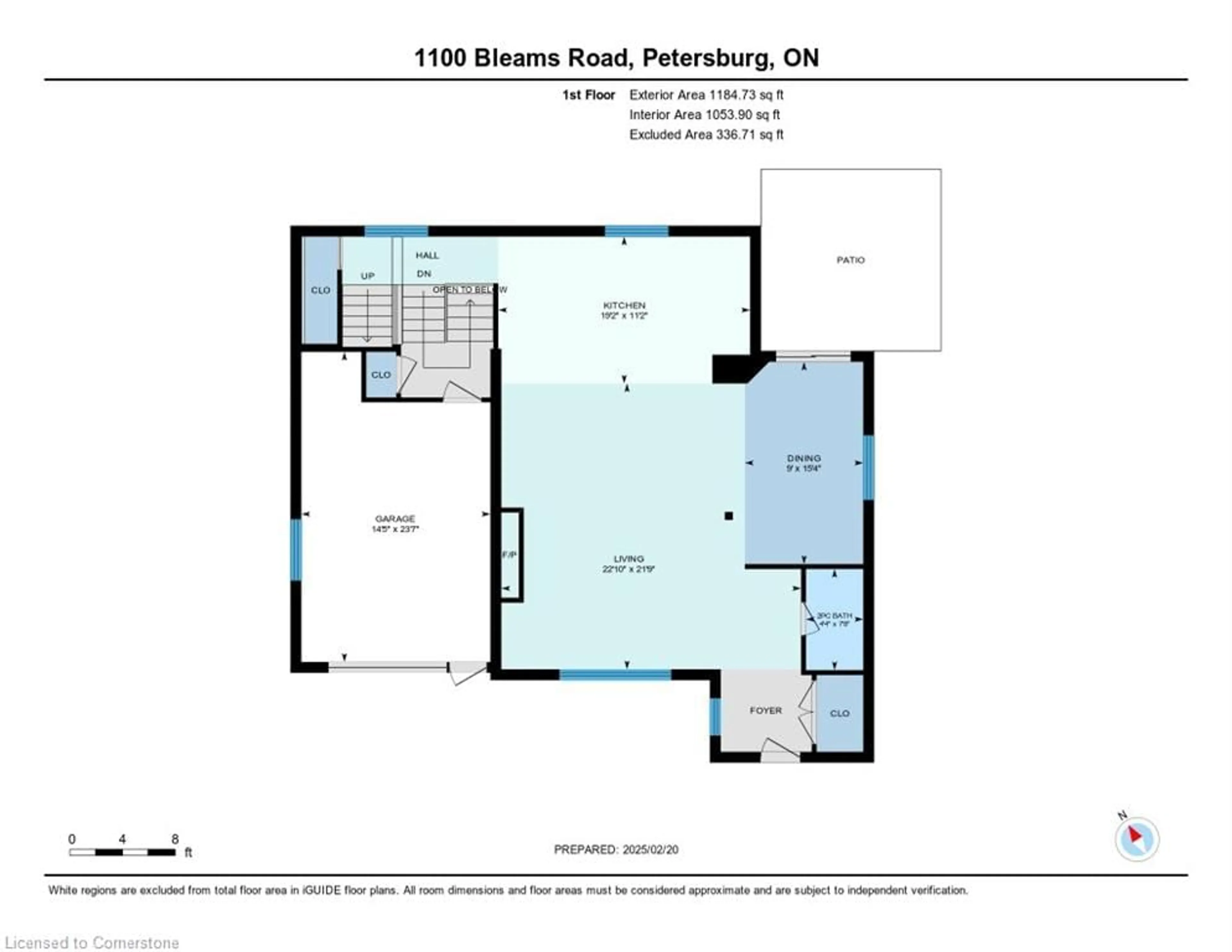 Floor plan for 1100 Bleams Rd, Mannheim Ontario N0B 2H0