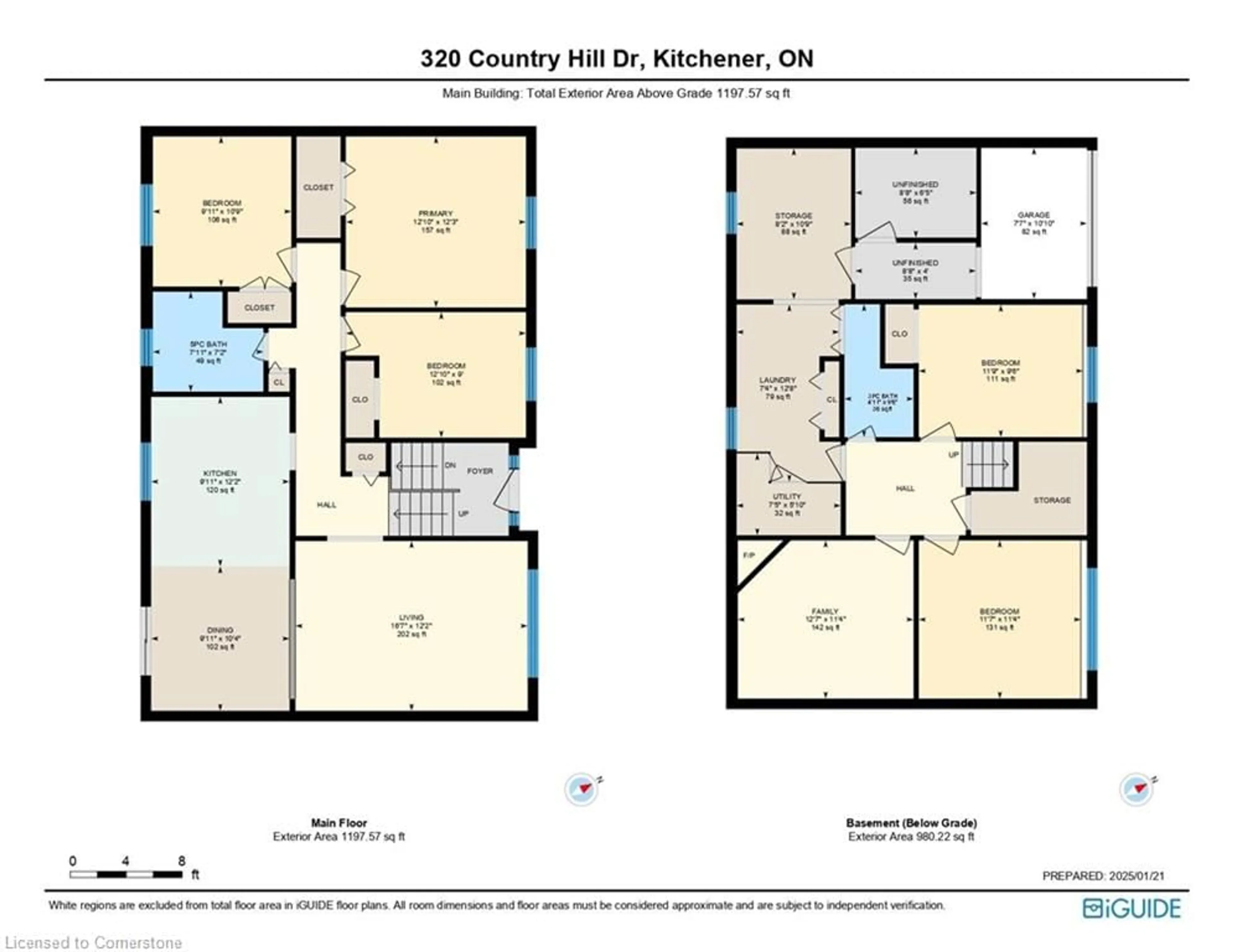 Floor plan for 320 Country Hill Dr, Kitchener Ontario N2E 2C2