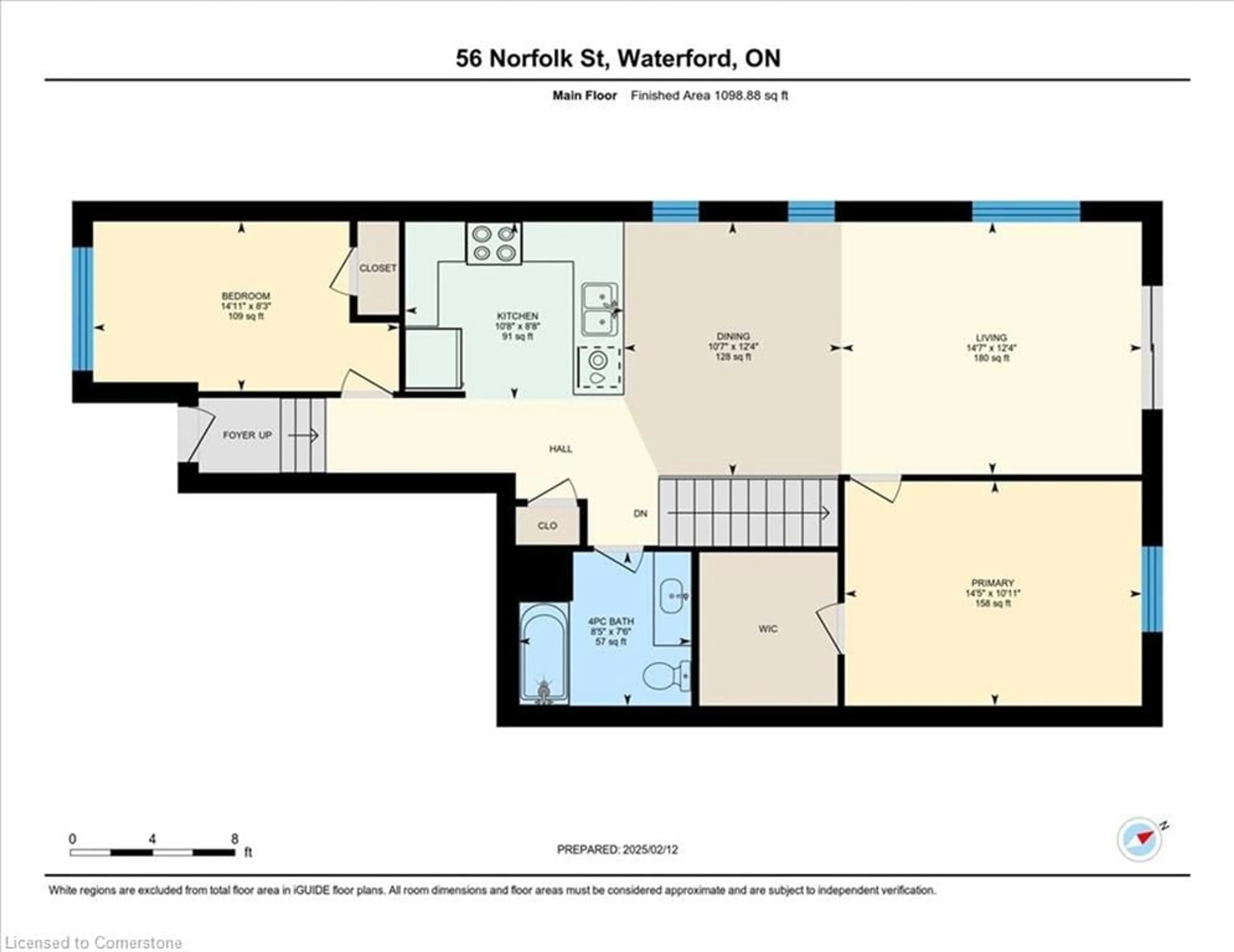 Floor plan for 56 Norfolk St, Waterford Ontario N0E 1Y0