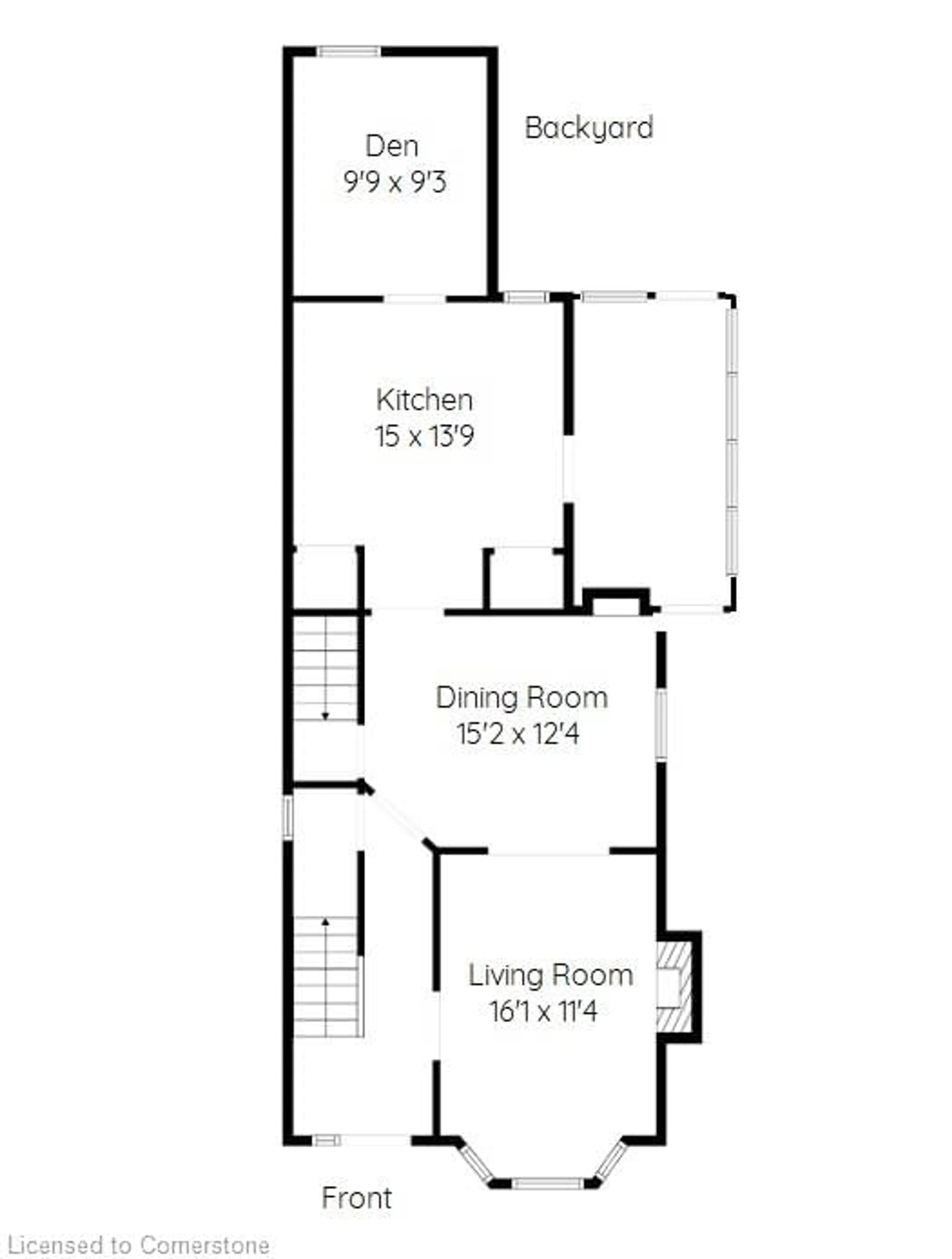 Floor plan for 272 East Ave, Hamilton Ontario L8L 5J5