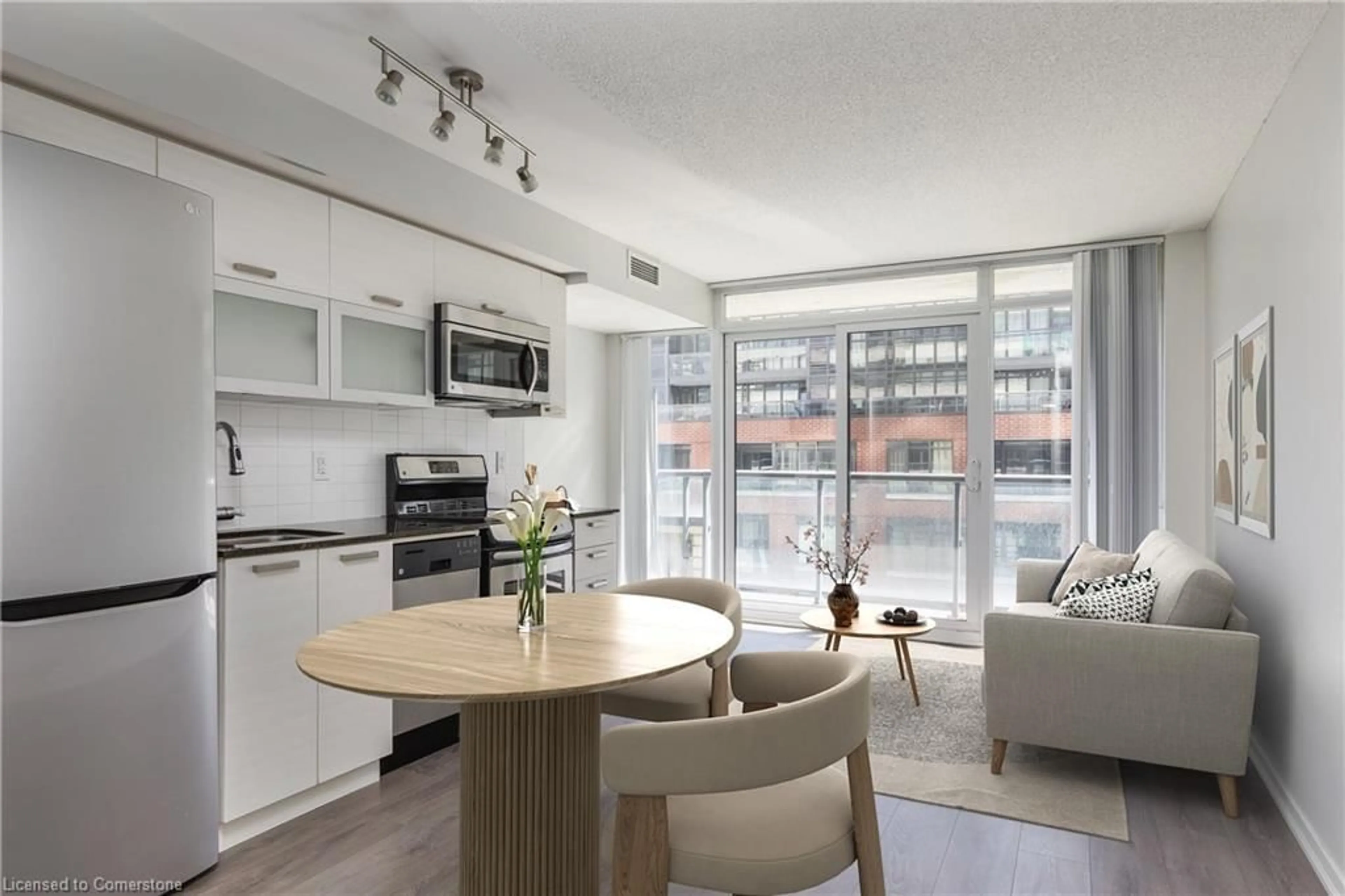 Open concept kitchen, unknown for 36 Lisgar St #507, Toronto Ontario M6J 0C7