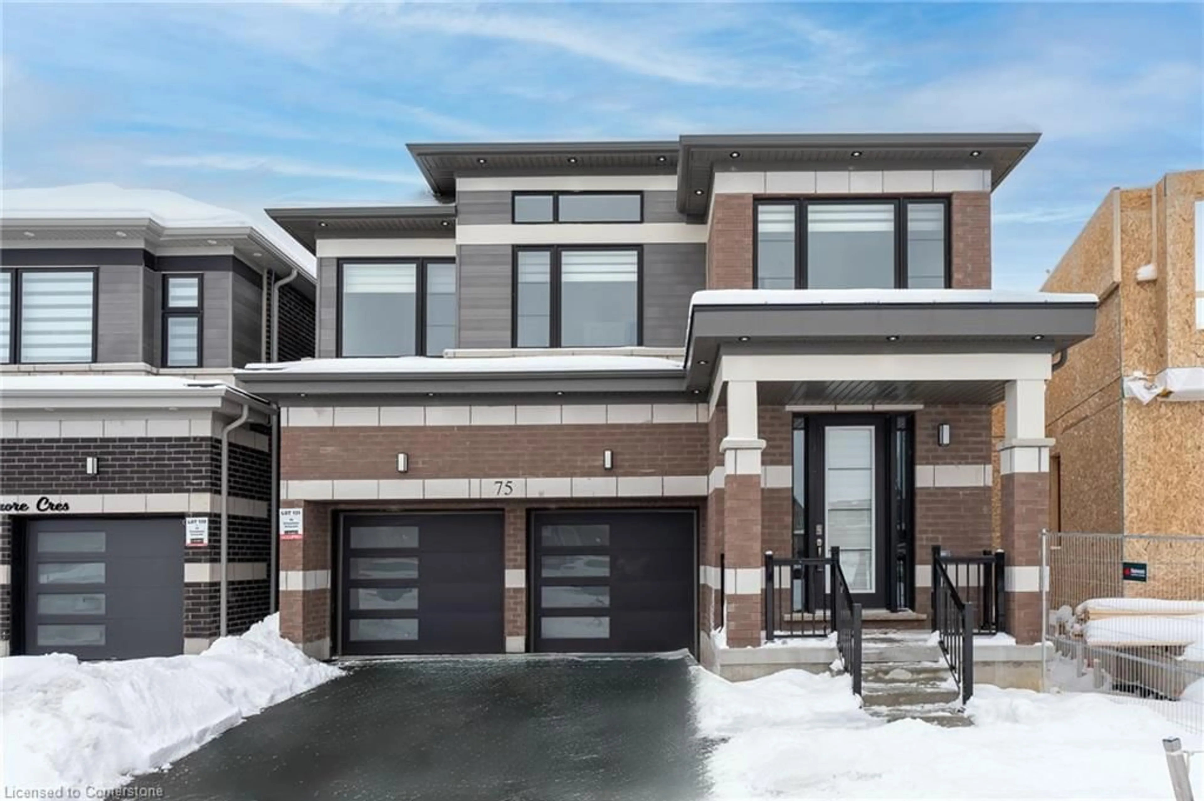 Home with brick exterior material, street for 75 Crossmore Cres, Cambridge Ontario N1S 0C7