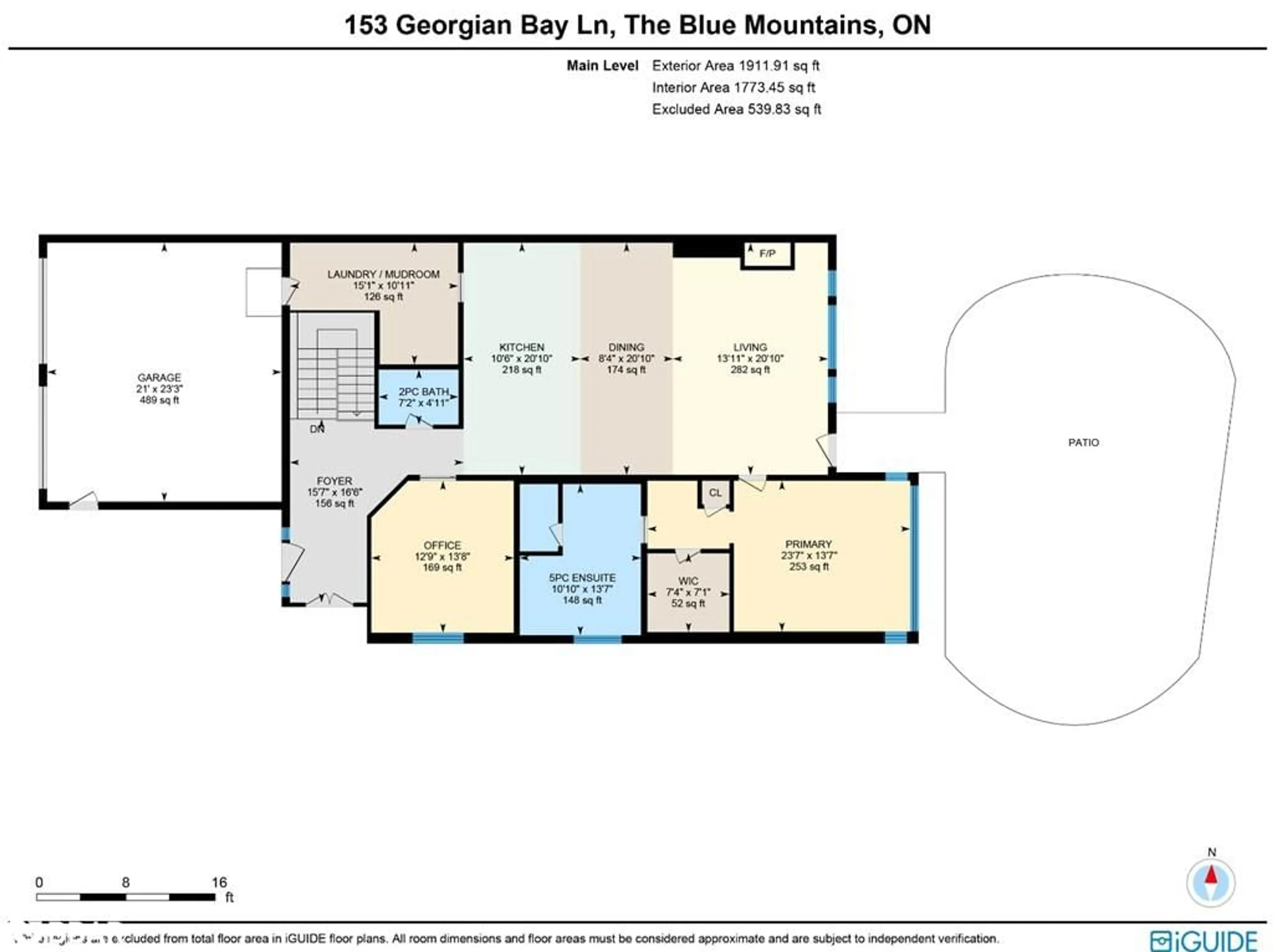 Floor plan for 153 Georgian Bay Lane, The Blue Mountains Ontario N0H 1J0