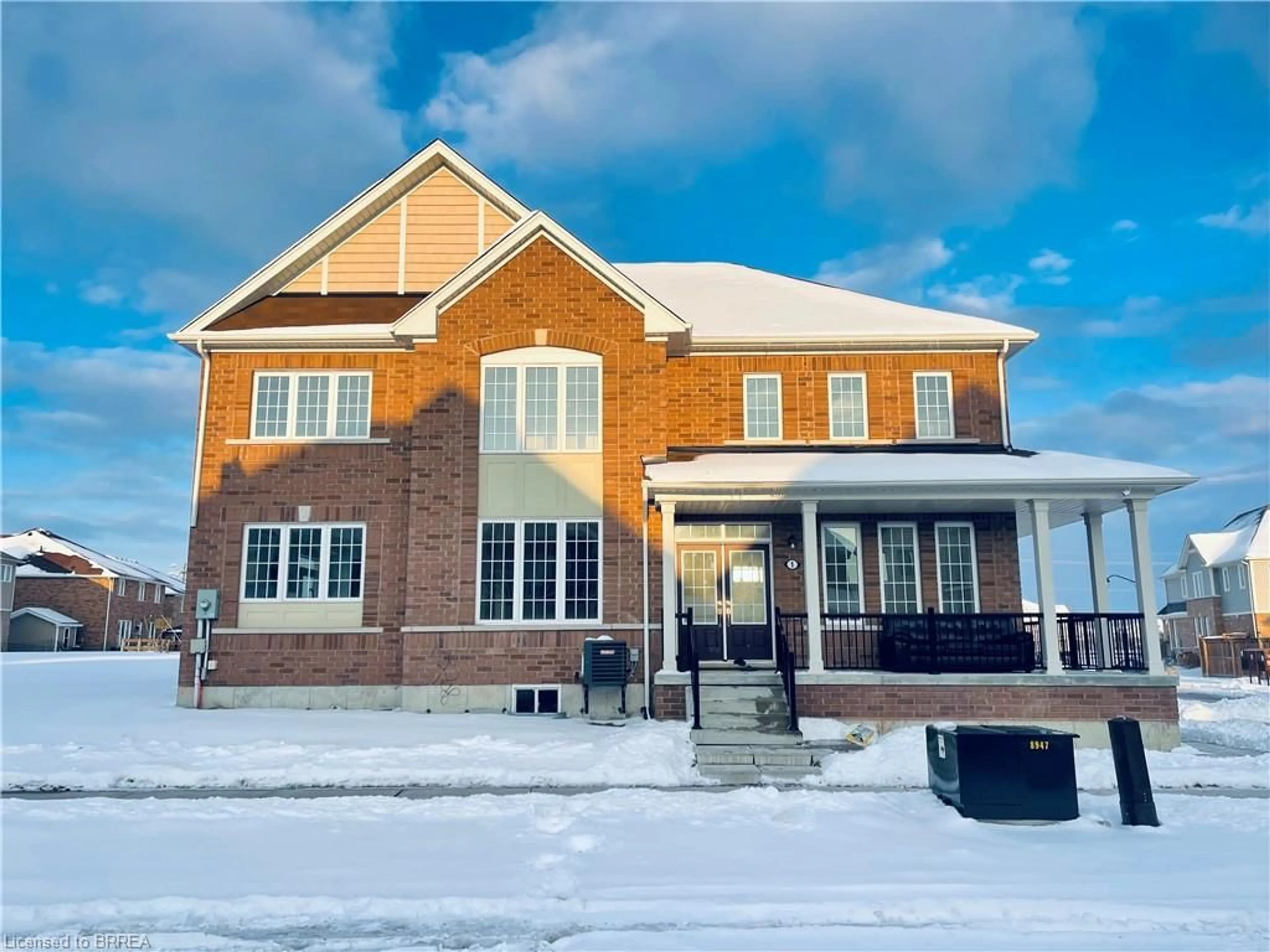 Home with brick exterior material, building for 1 Burgess Cres, Brantford Ontario N3T 0J4