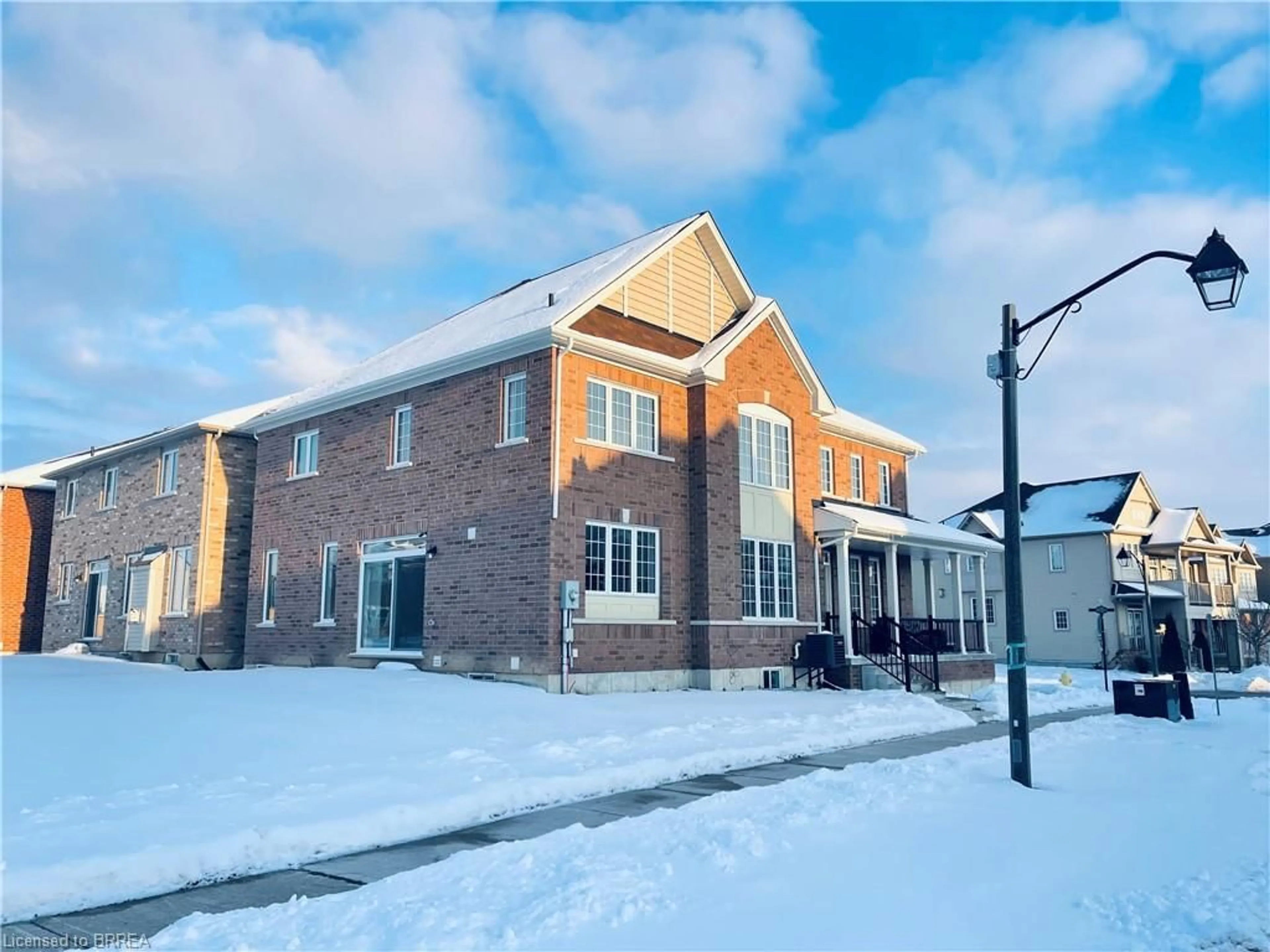 Home with brick exterior material, building for 1 Burgess Cres, Brantford Ontario N3T 0J4