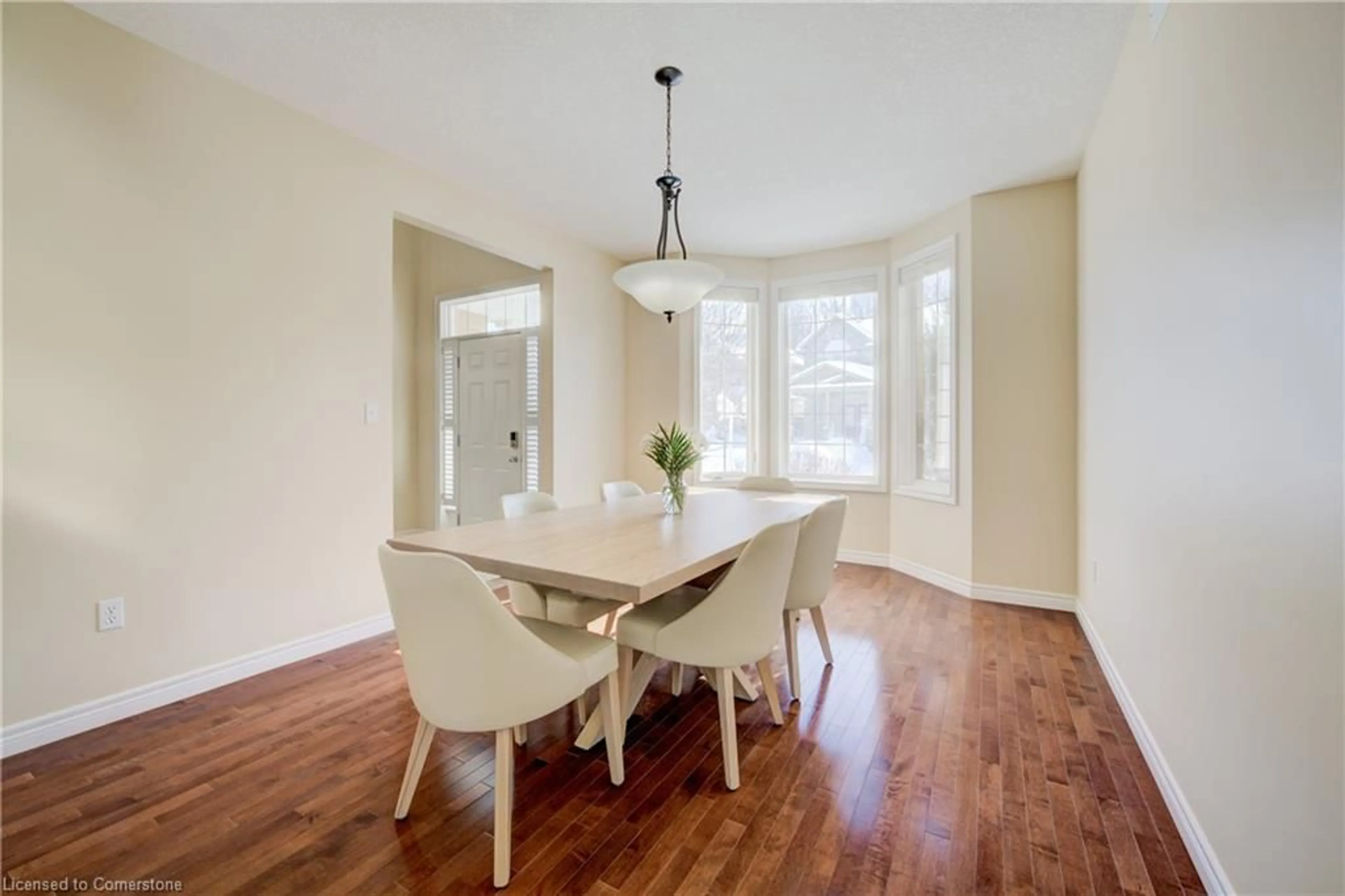 Dining room, wood/laminate floor for 668 Meadowsweet Ave, Waterloo Ontario N2V 2Y1