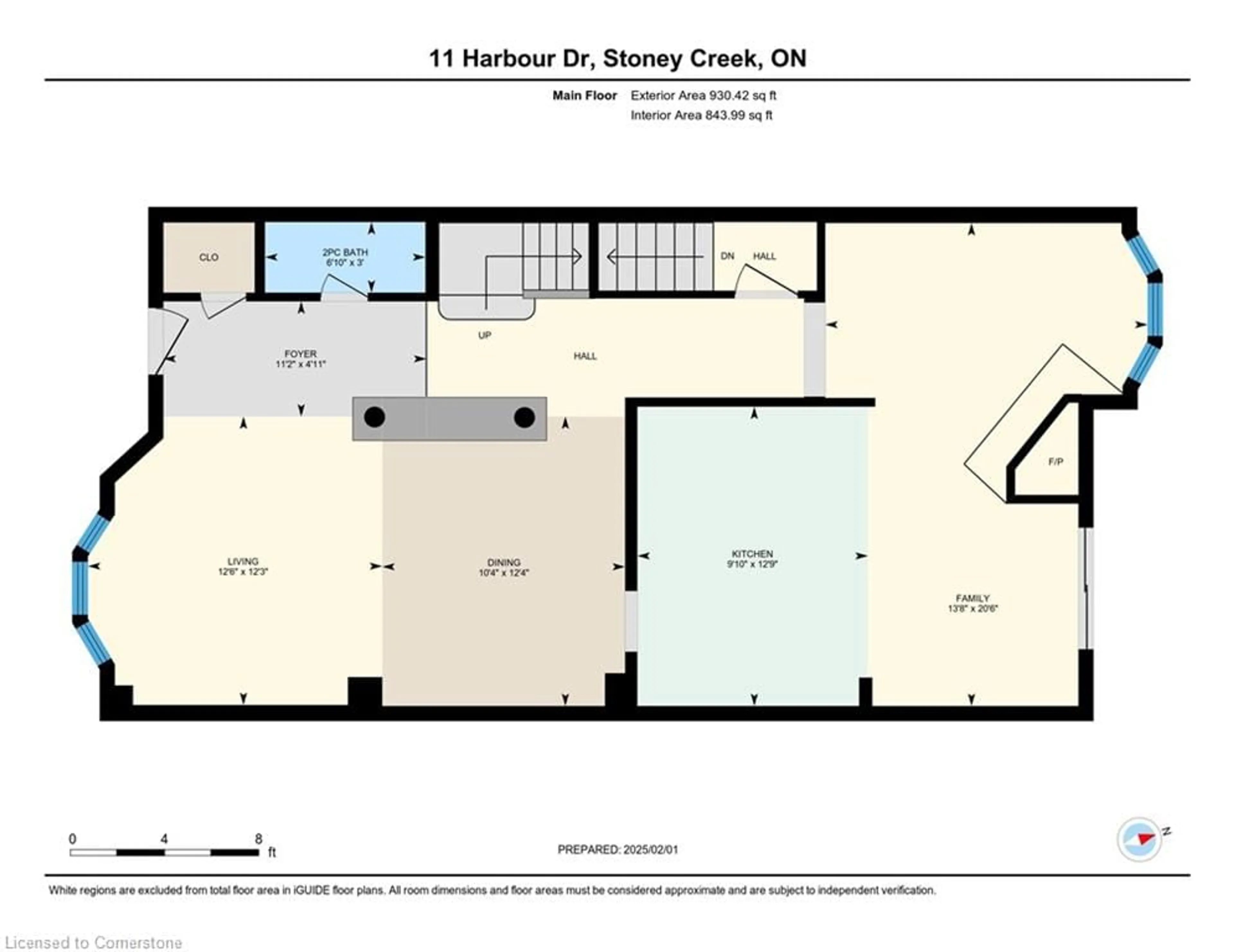 Floor plan for 11 Harbour Dr, Stoney Creek Ontario L8E 4Z4