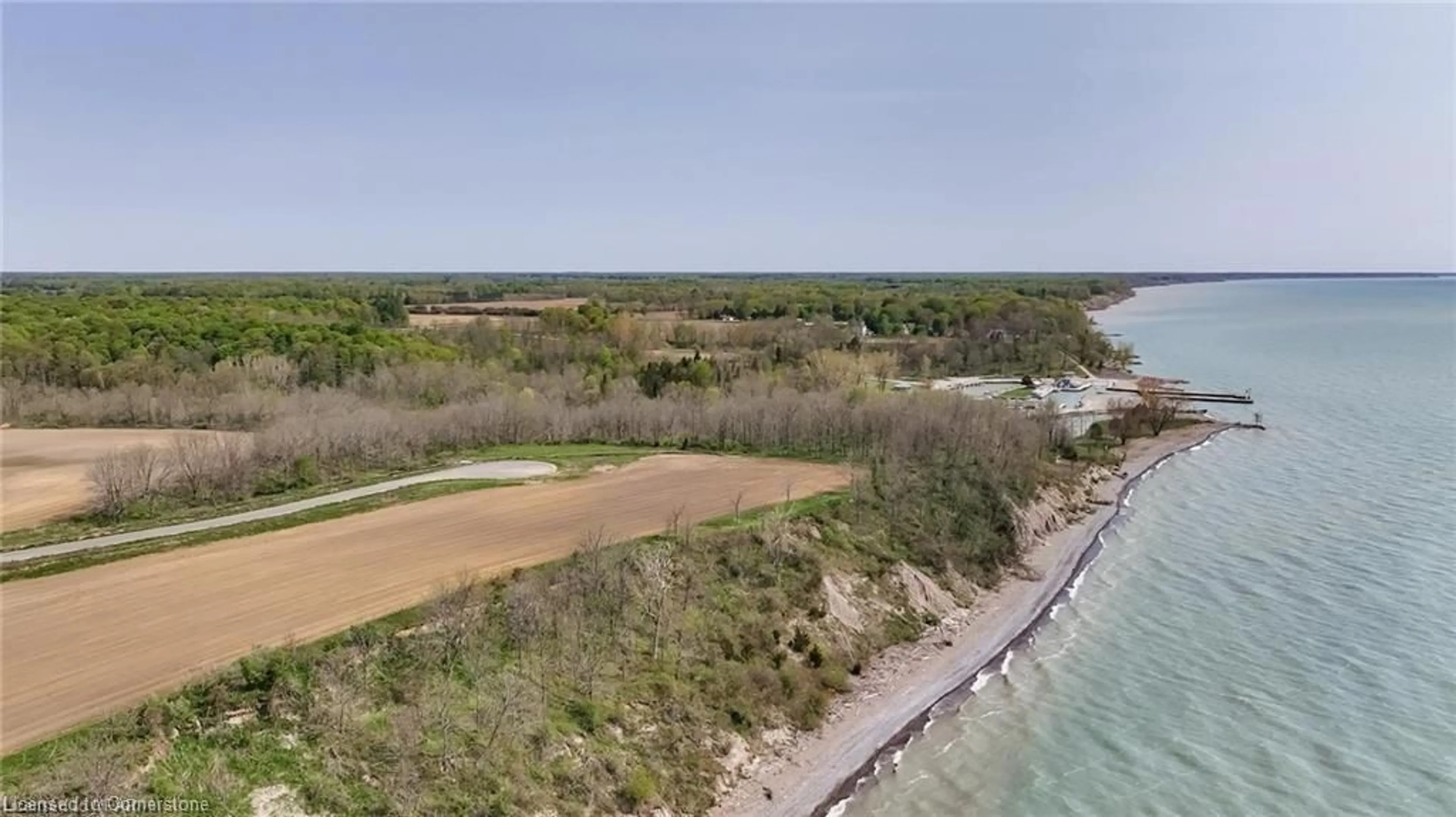 A pic from outside/outdoor area/front of a property/back of a property/a pic from drone, water/lake/river/ocean view for LOT 5 Bluffs Rd, Port Glasgow Ontario N0L 2C0