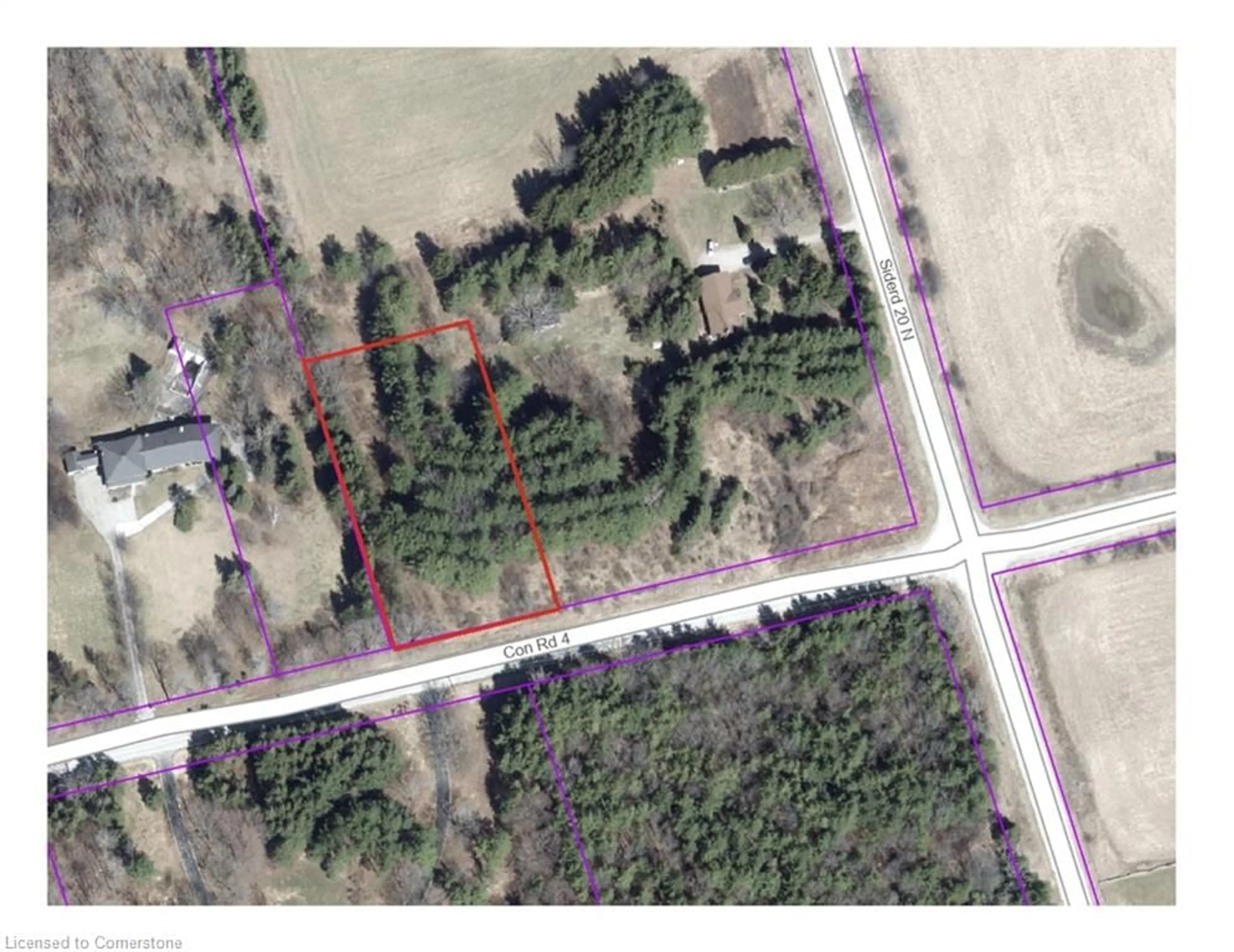 A pic from outside/outdoor area/front of a property/back of a property/a pic from drone, building for PT LT 20 Concession Rd 4, Puslinch Ontario N1H 6J3