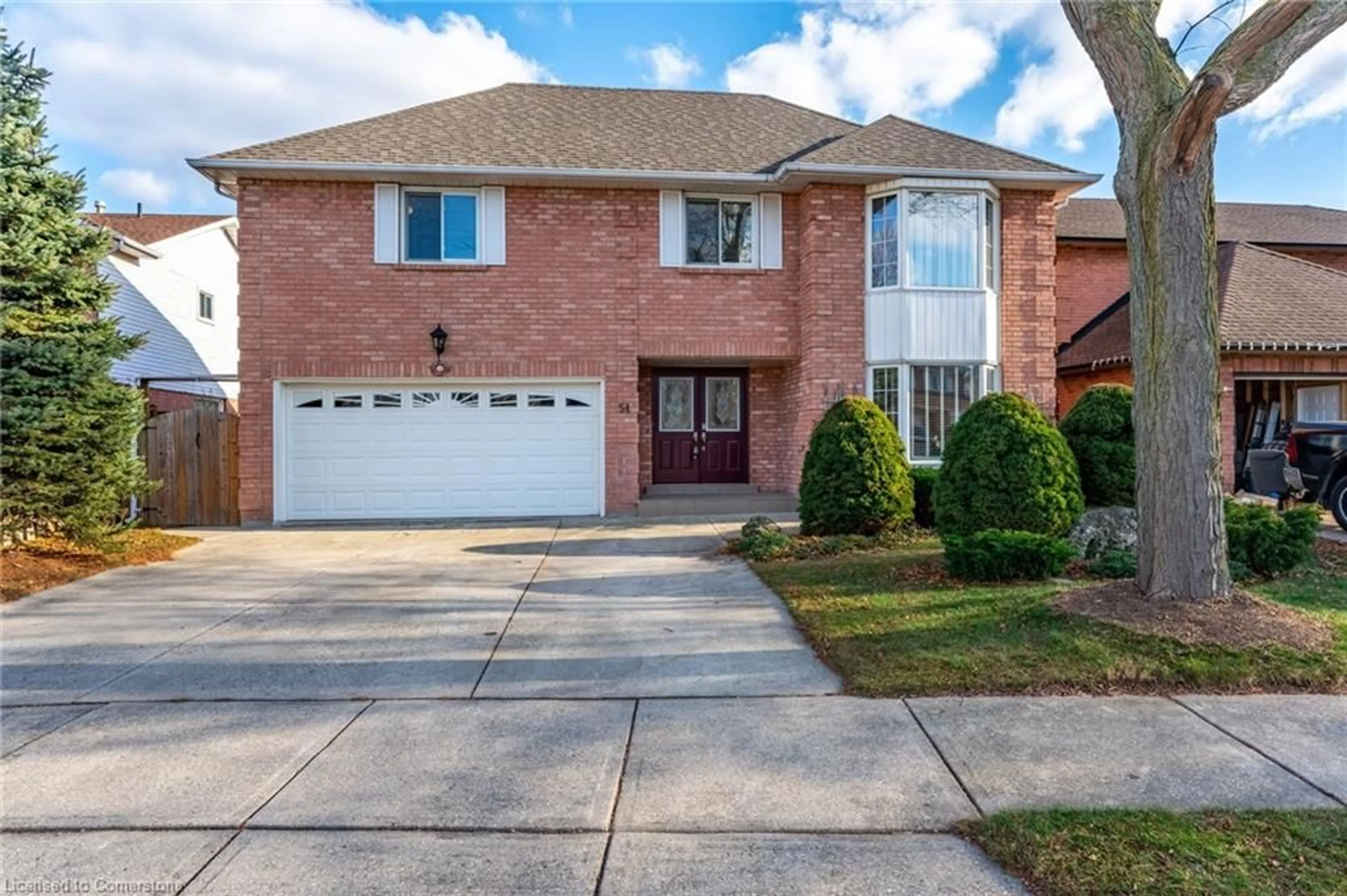 Home with brick exterior material, street for 54 Goldcrest Dr, Stoney Creek Ontario L8G 4T6