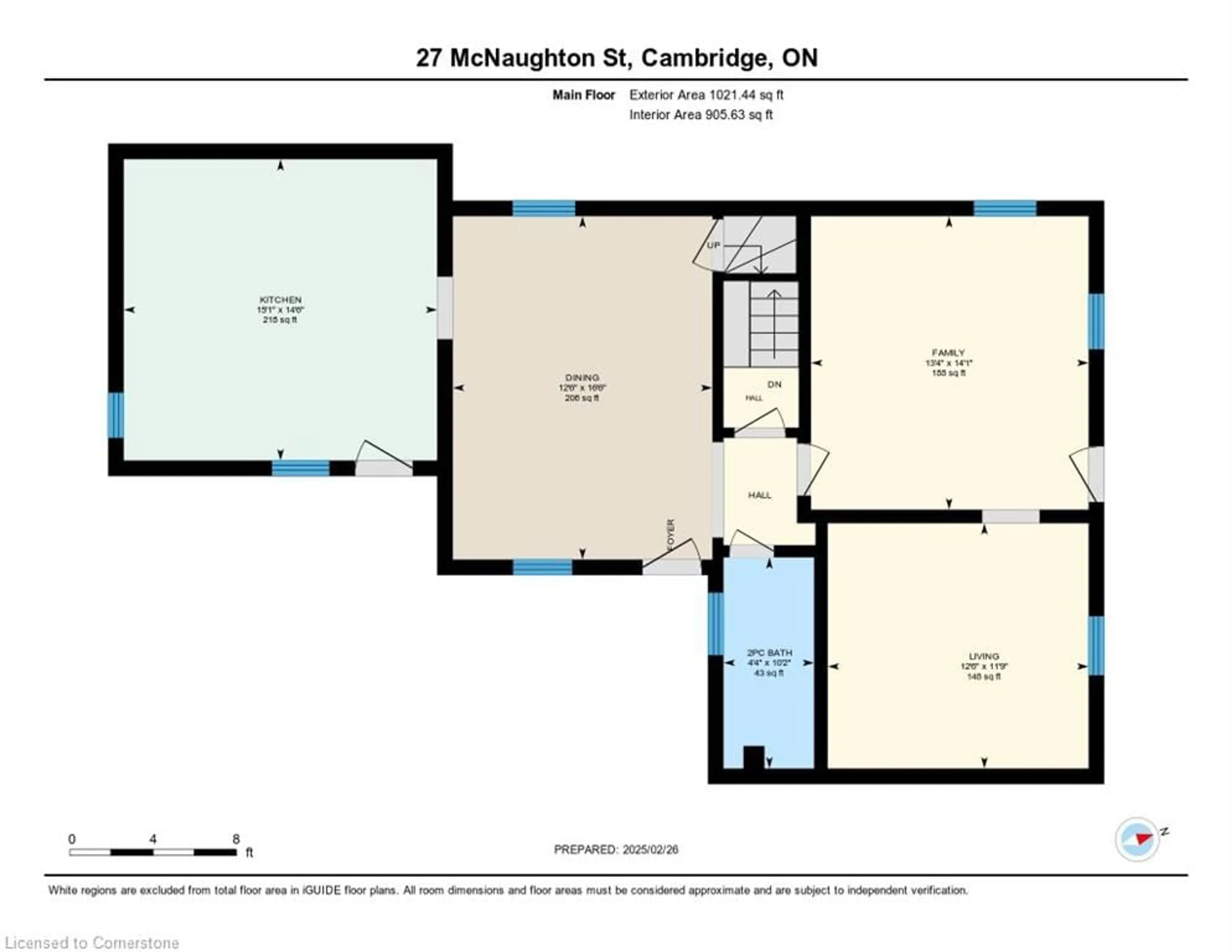 Floor plan for 27 Mcnaughton St, Cambridge Ontario N1R 1Z2