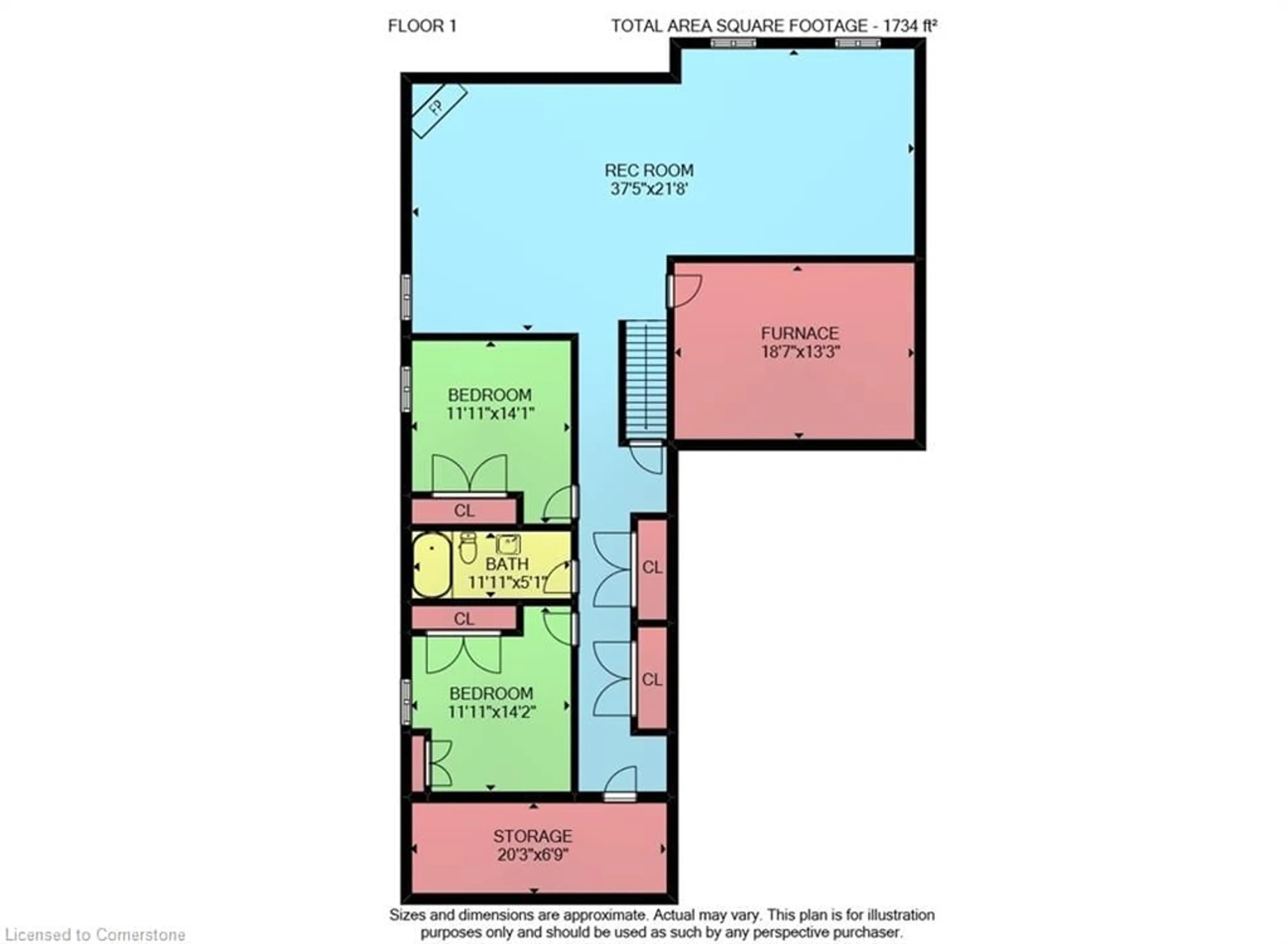 Floor plan for 47 Regatta Dr #59, Port Dover Ontario N0A 1N3