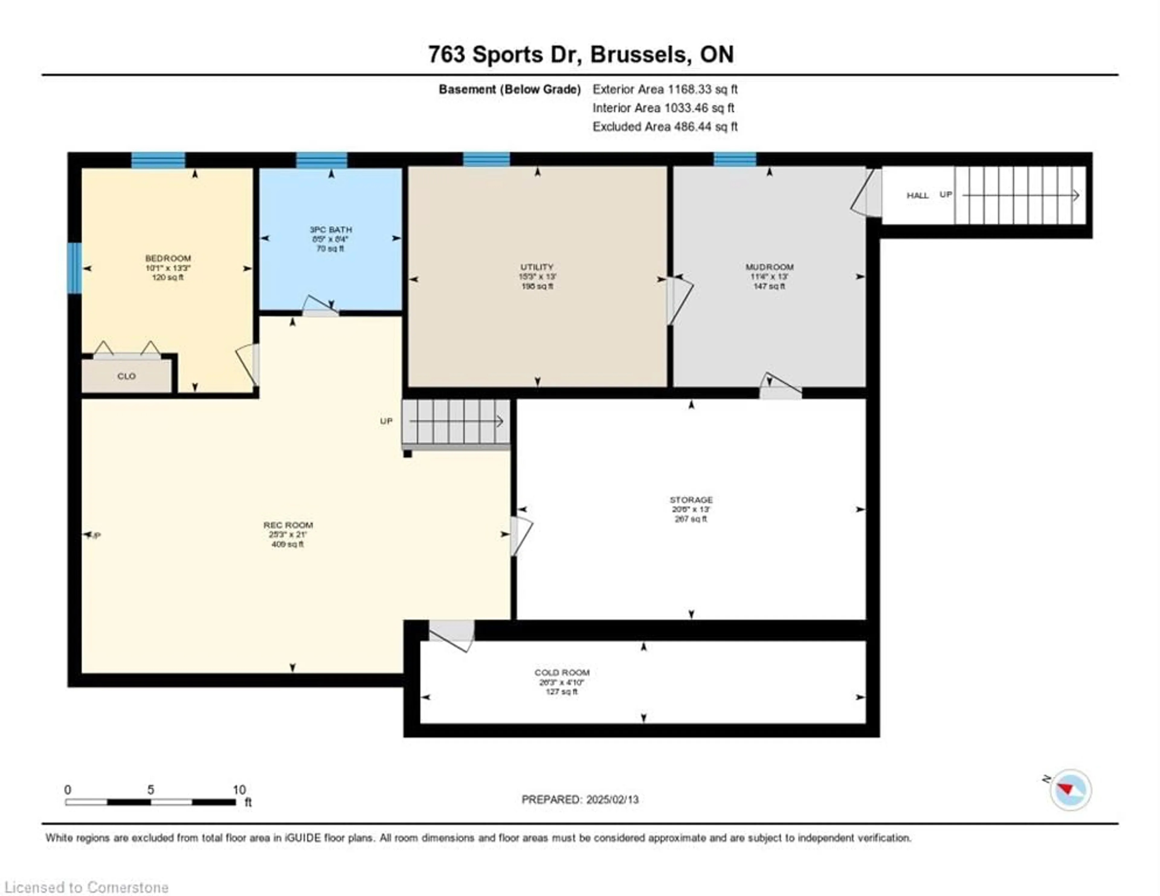 Floor plan for 763 Sports Dr, Brussels Ontario N0G 1H0