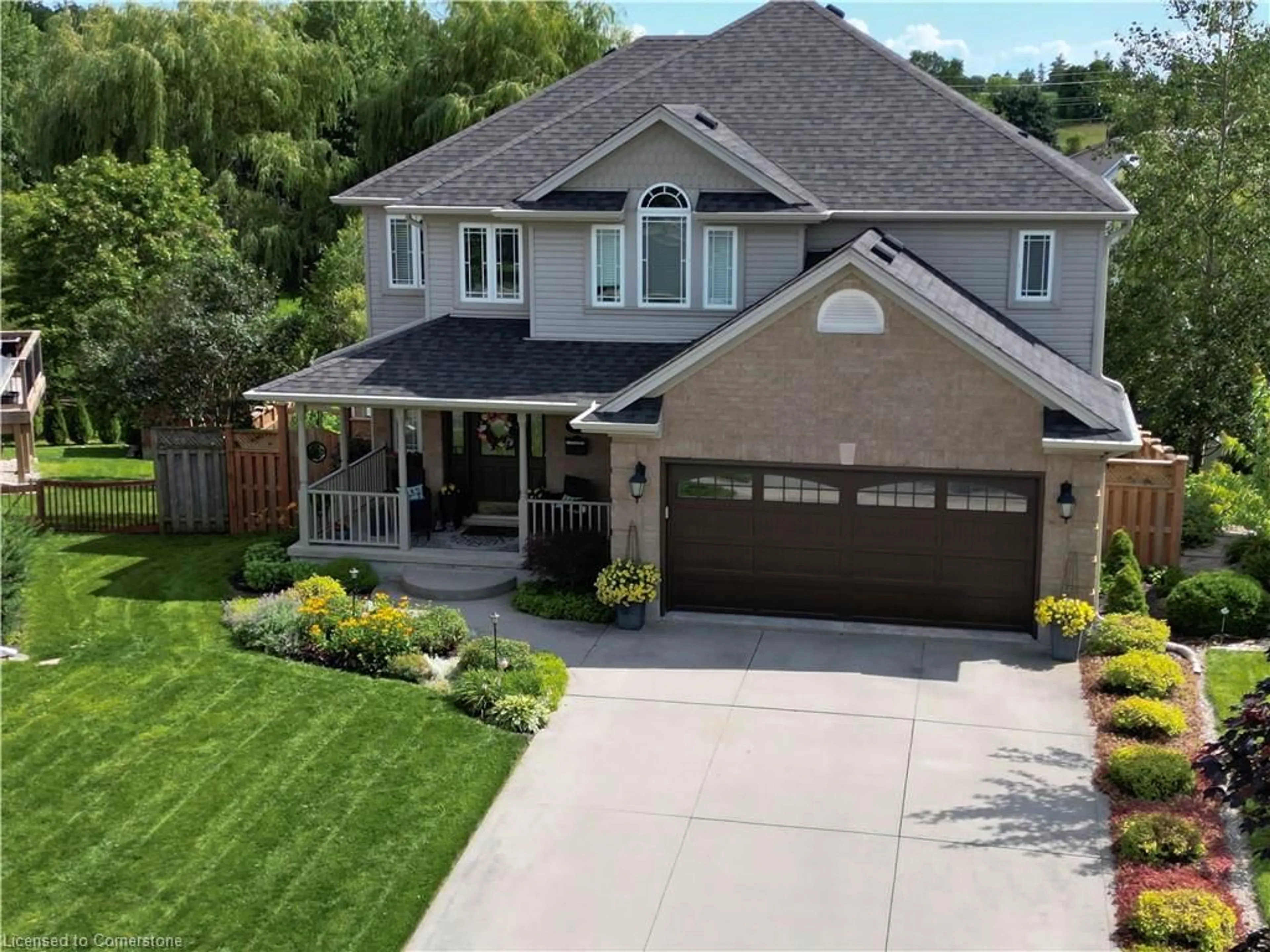 A pic from outside/outdoor area/front of a property/back of a property/a pic from drone, street for 18 Stiefelmeyer Cres, Baden Ontario N3A 2L1