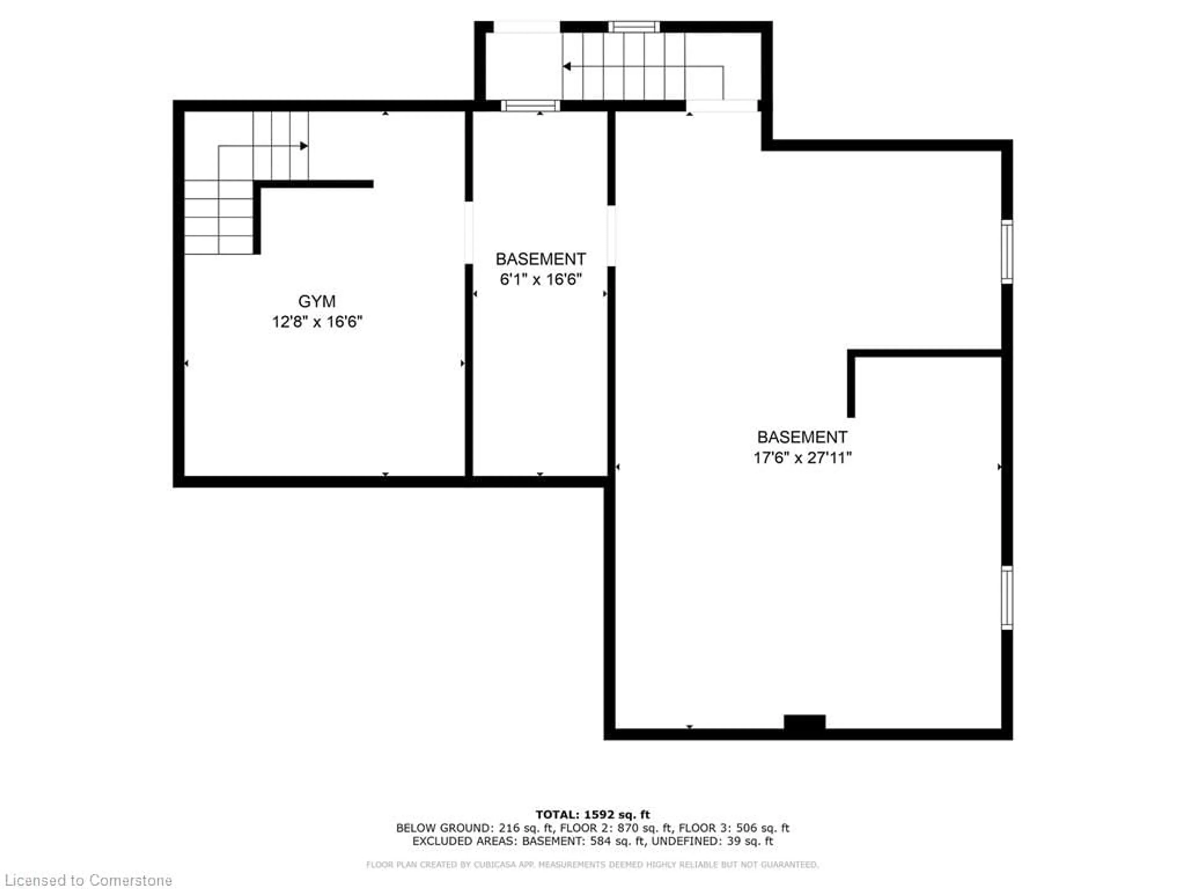 Floor plan for 354 Old Brock Rd, Dundas Ontario L9H 5H9