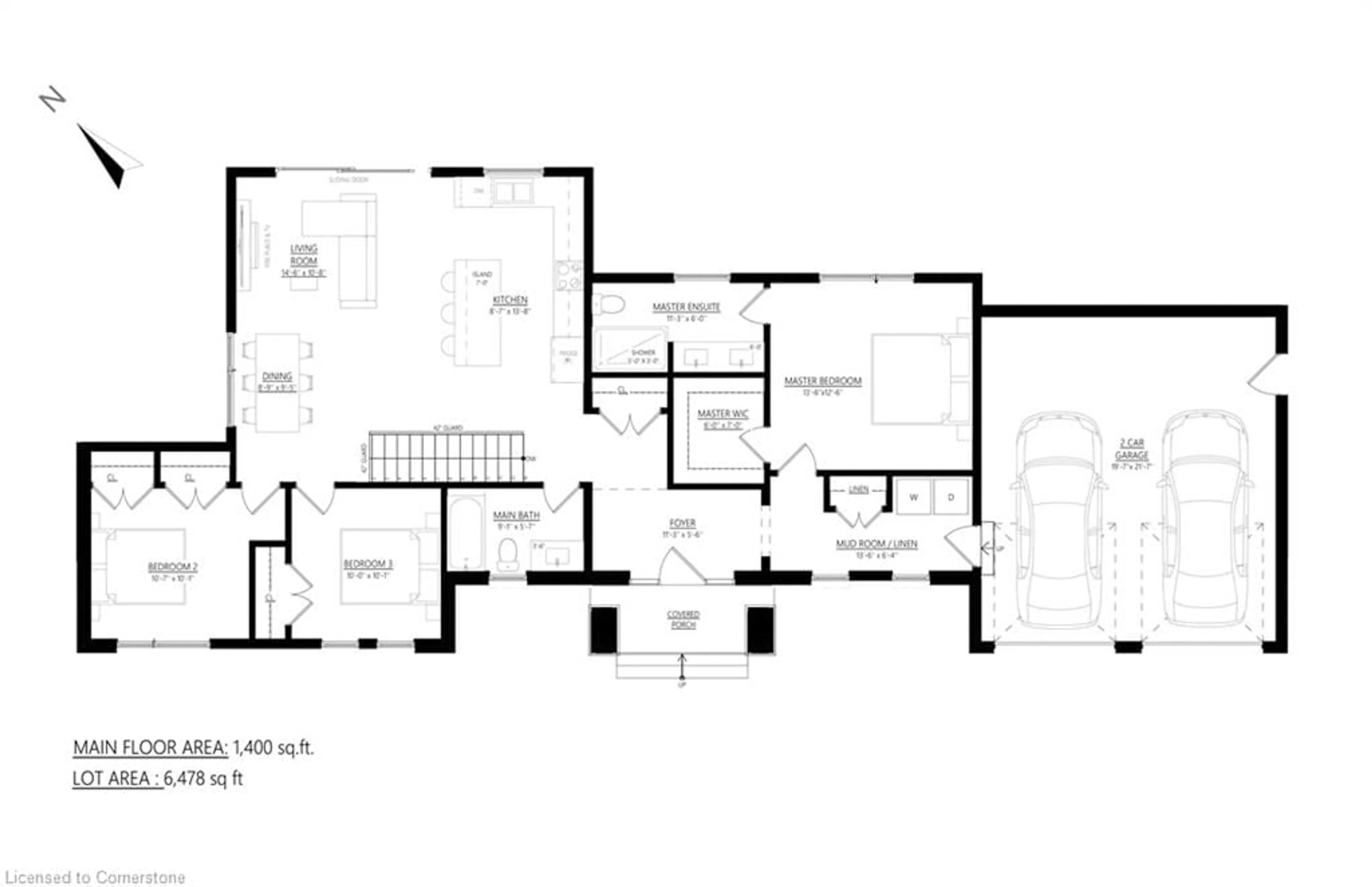 Floor plan for 109 Stirling Macgregor Dr, Cambridge Ontario N1S 4R3