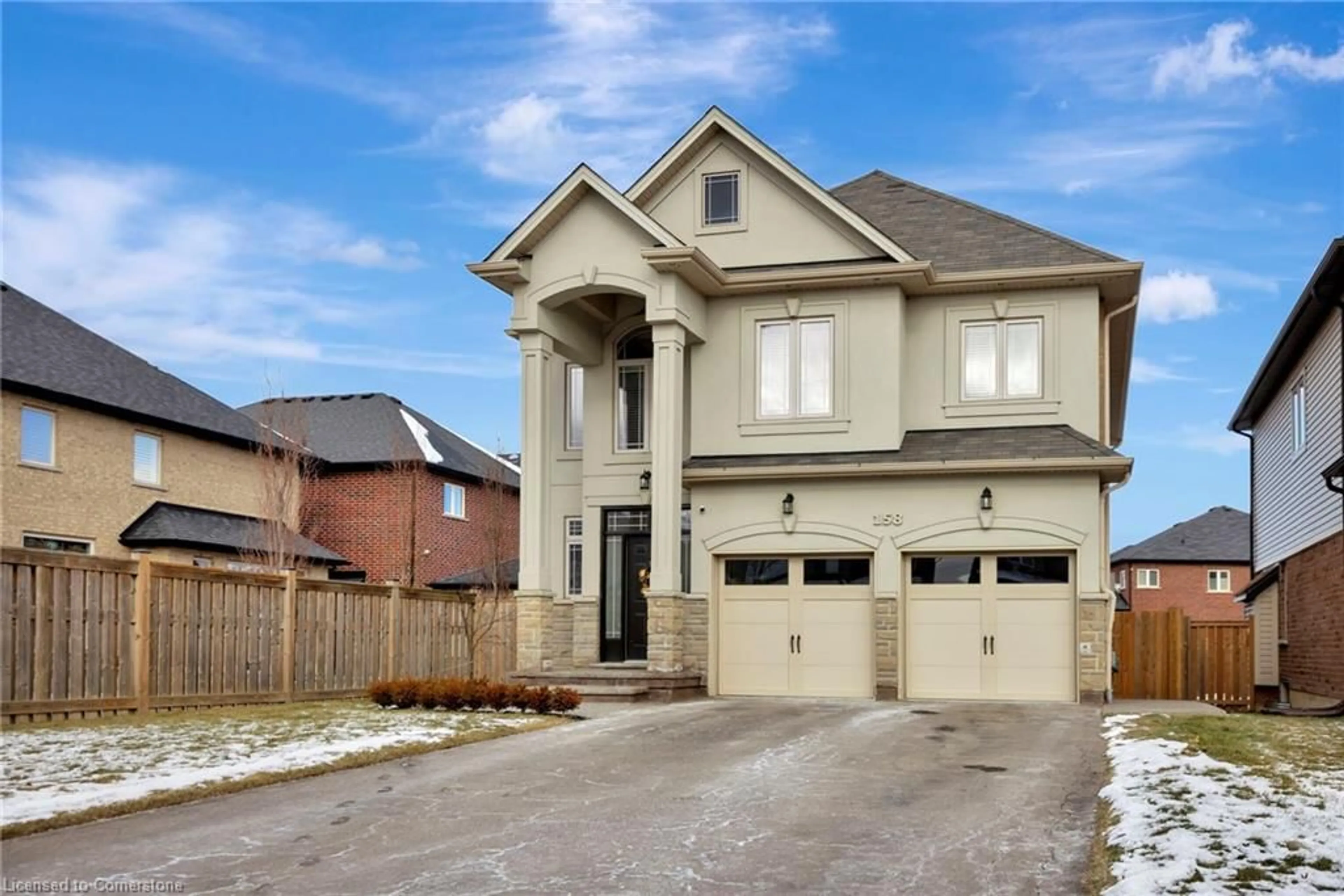 Home with brick exterior material, street for 158 Greti Drive, Hamilton Ontario L9B 1P9