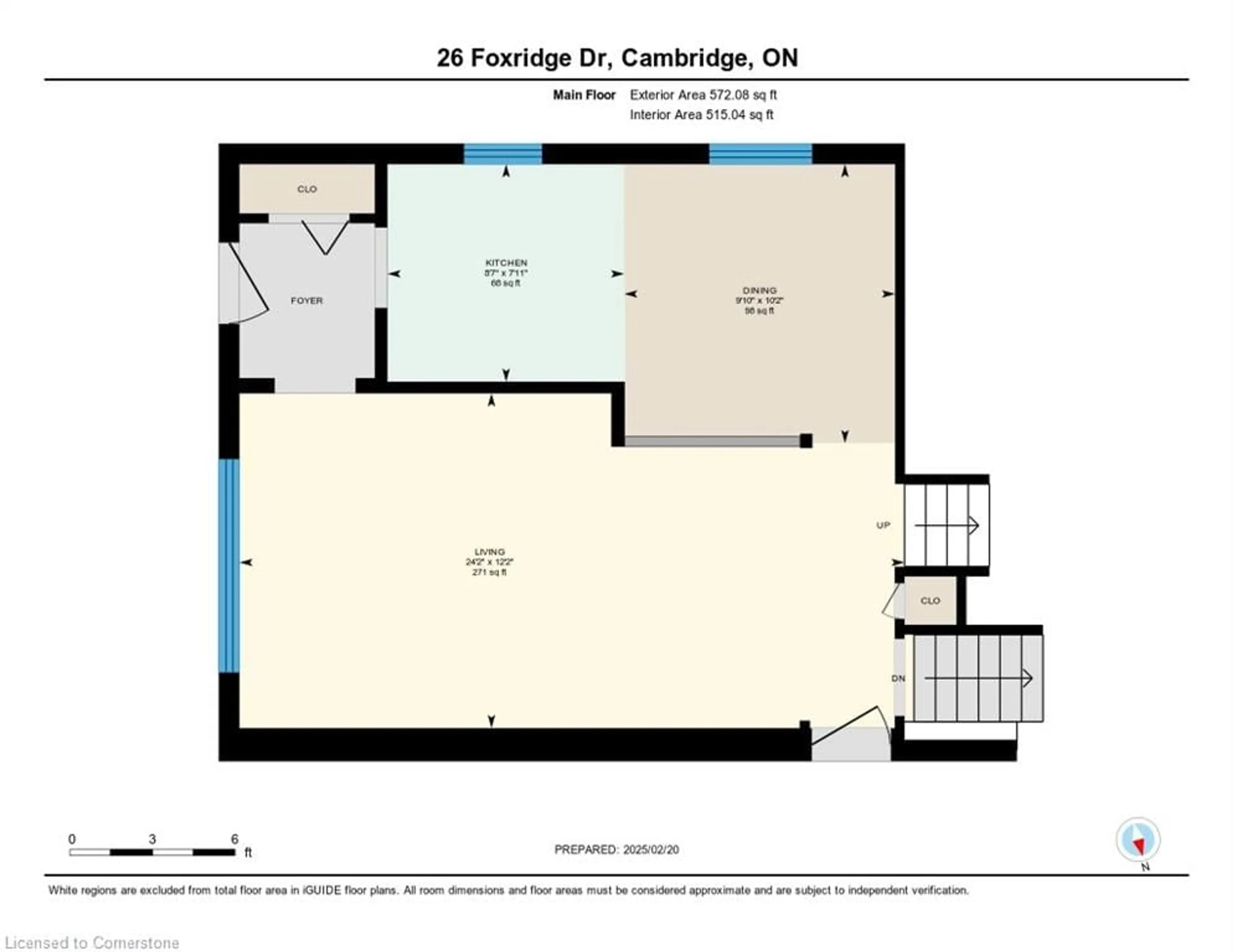 Floor plan for 26 Foxridge Dr, Cambridge Ontario N3C 3M8