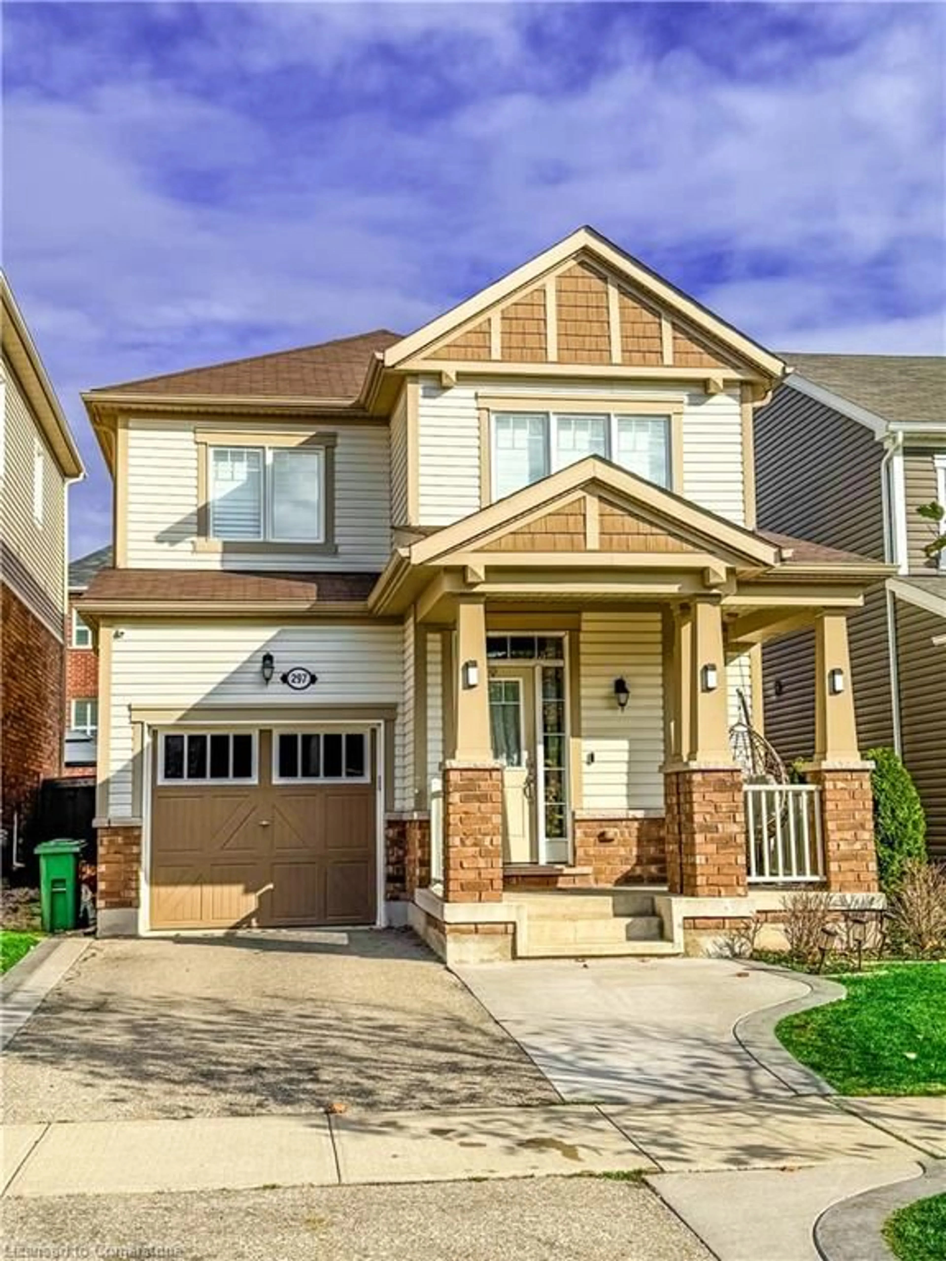 Home with brick exterior material, street for 297 Fellowes Cres, Waterdown Ontario L0R 2H3