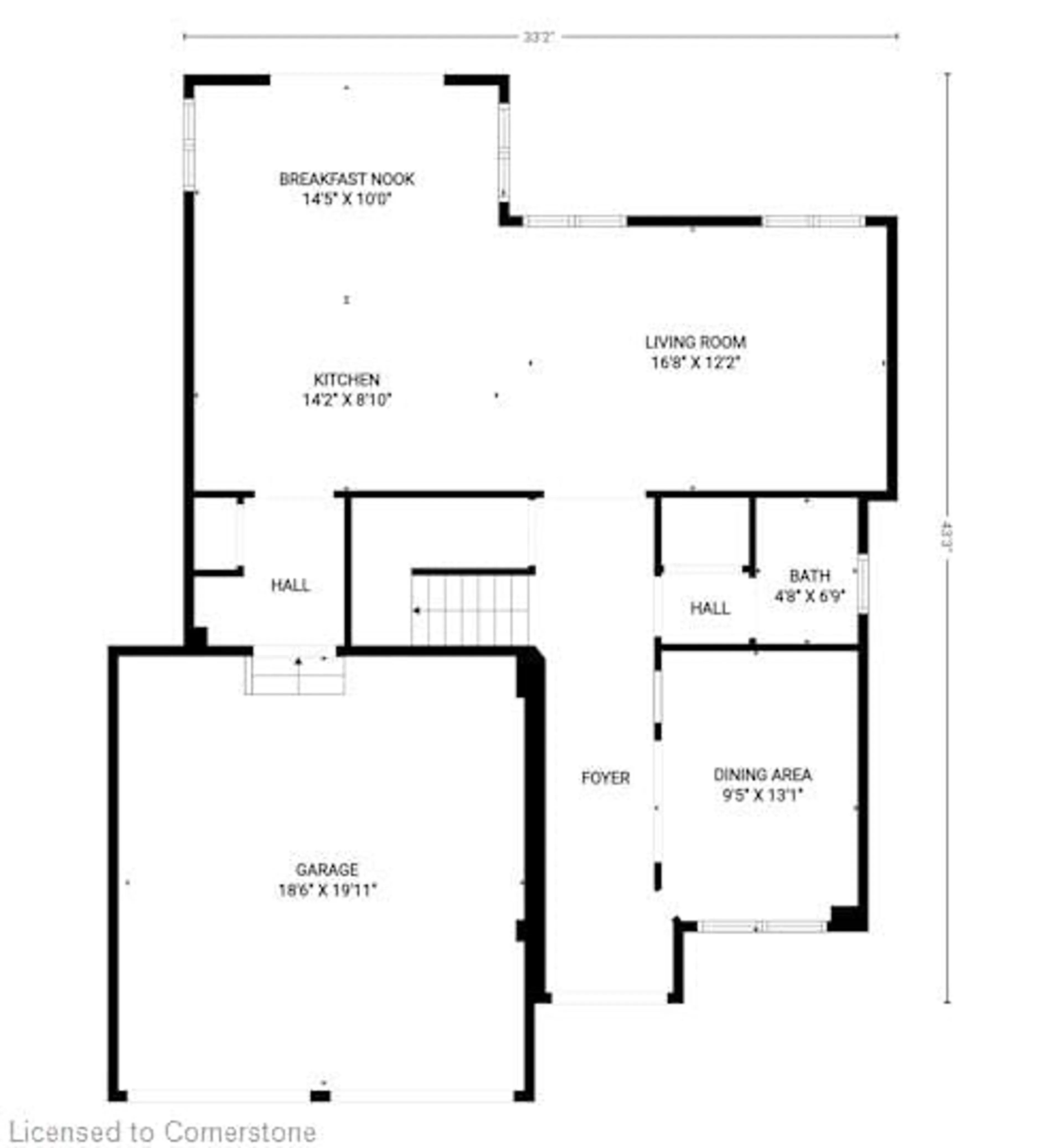 Floor plan for 57 Larry Cres, Caledonia Ontario N3W 0B3